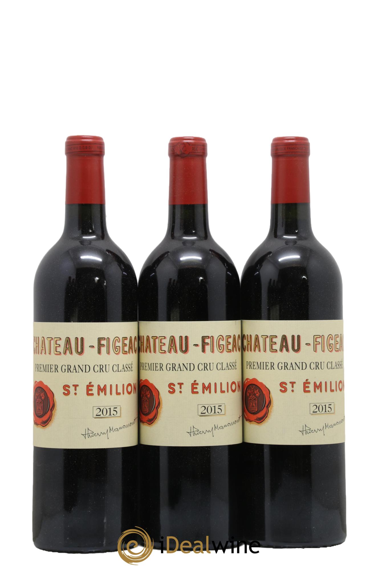 Château Figeac 1er Grand Cru Classé A  2015 - Lotto di 6 bottiglie - 1