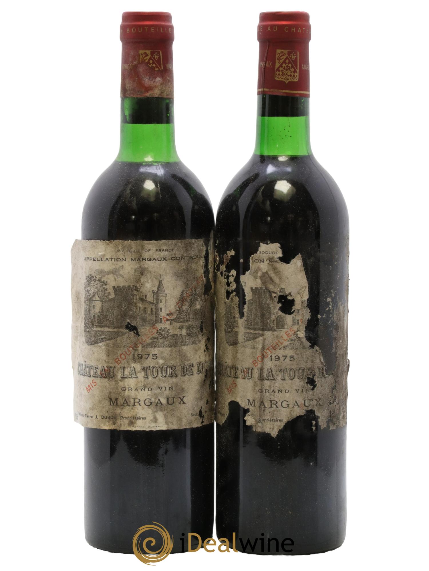 Château la Tour de Mons Cru Bourgeois 1975 - Posten von 2 Flaschen - 0