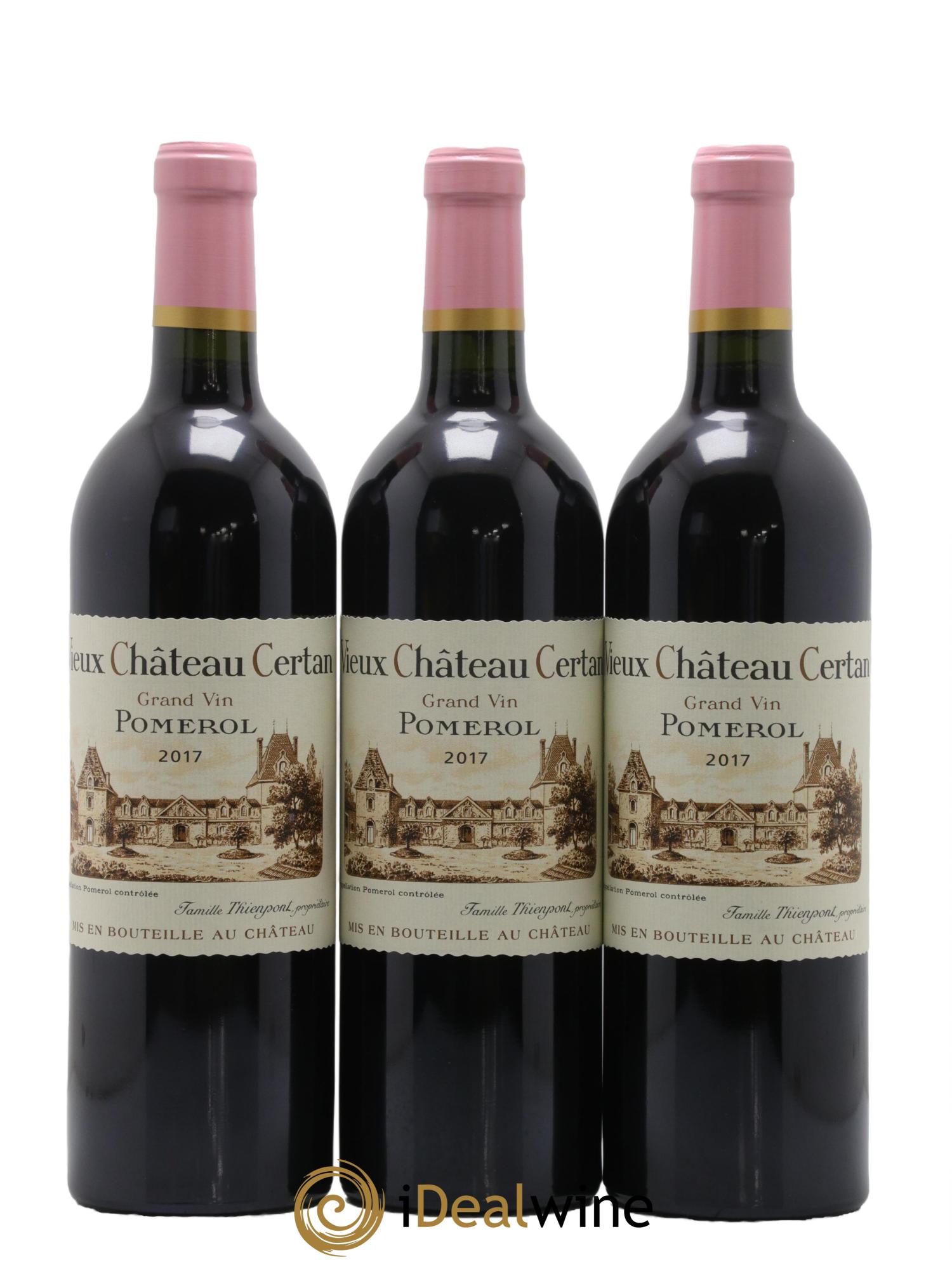 Vieux Château Certan 2017 - Lot de 3 bouteilles - 0
