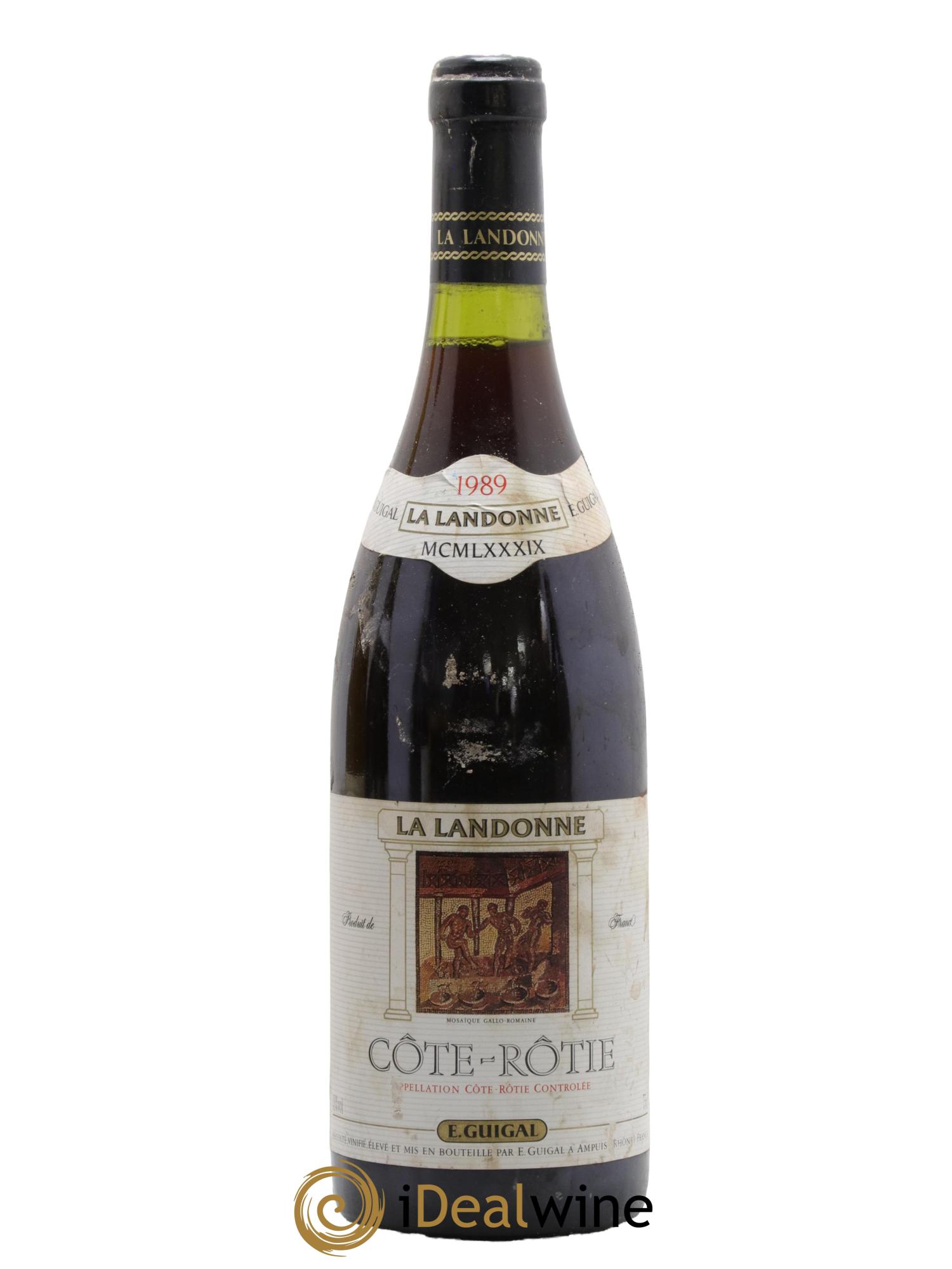 Côte-Rôtie La Landonne Guigal 1989 - Lot de 1 bouteille - 0