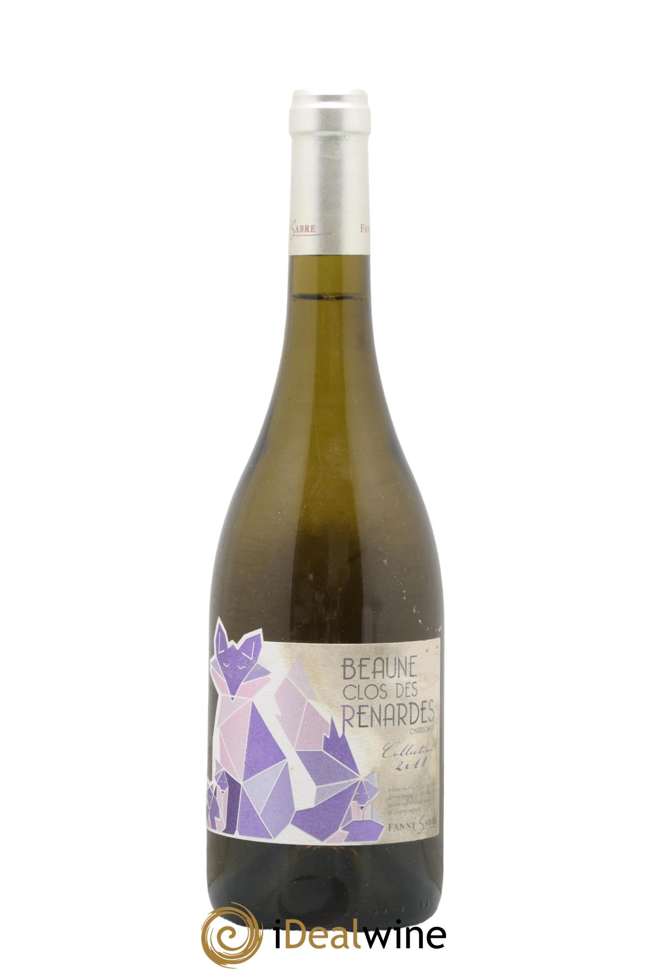 Beaune Clos des Renardes Chardonnay Fanny Sabre 2018 - Lot de 1 bouteille - 0