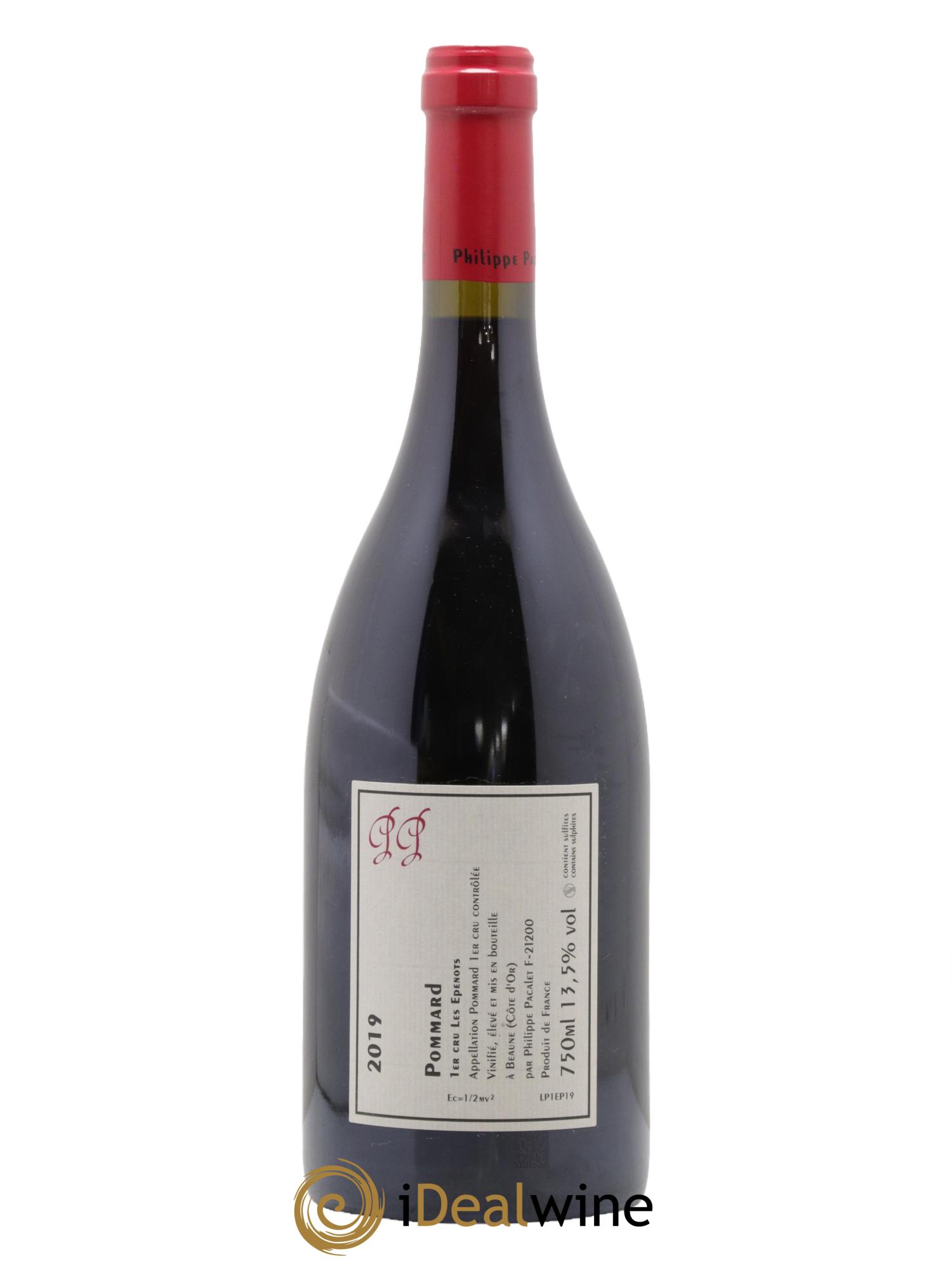 Pommard 1er Cru Les Epenots Philippe Pacalet 2019 - Lot de 1 bouteille - 1