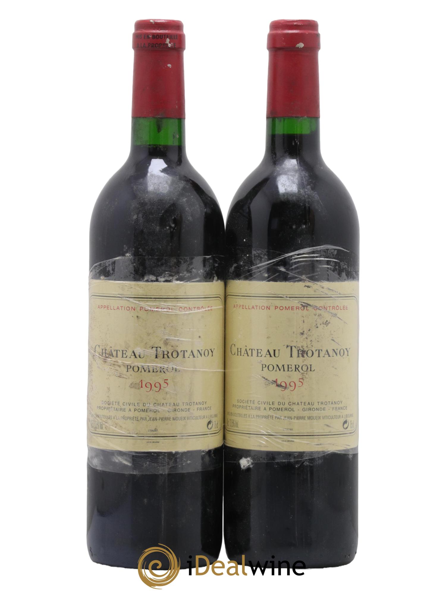 Château Trotanoy 1995 - Lot de 2 bouteilles - 0