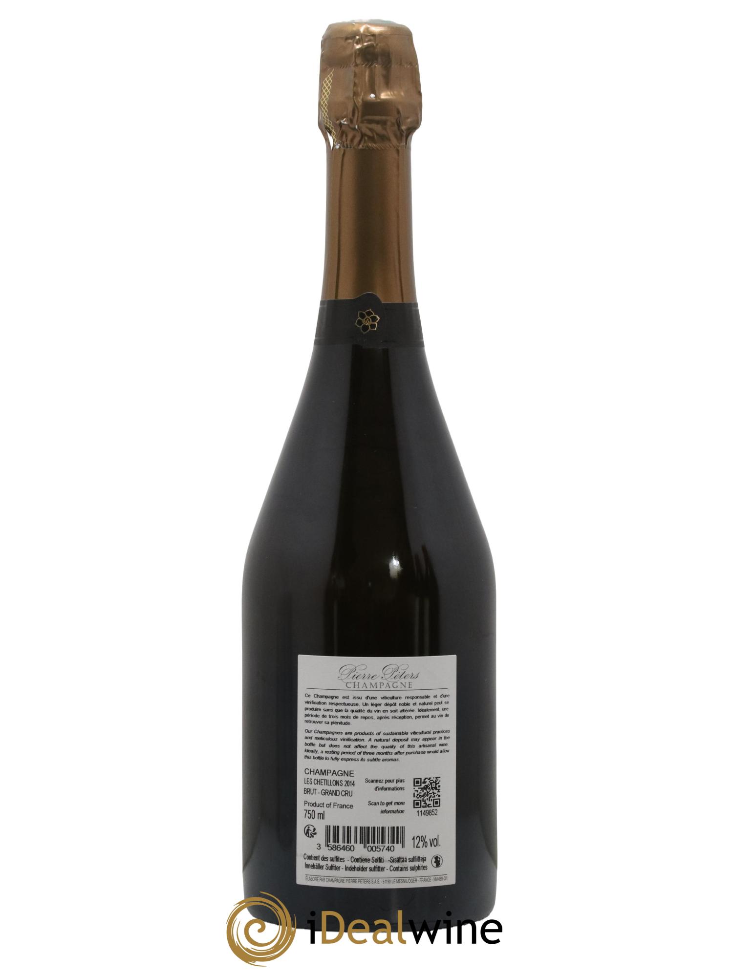 Cuvée Spéciale les Chétillons Blanc de Blancs Brut Pierre Péters 2014 - Lotto di 1 bottiglia - 1