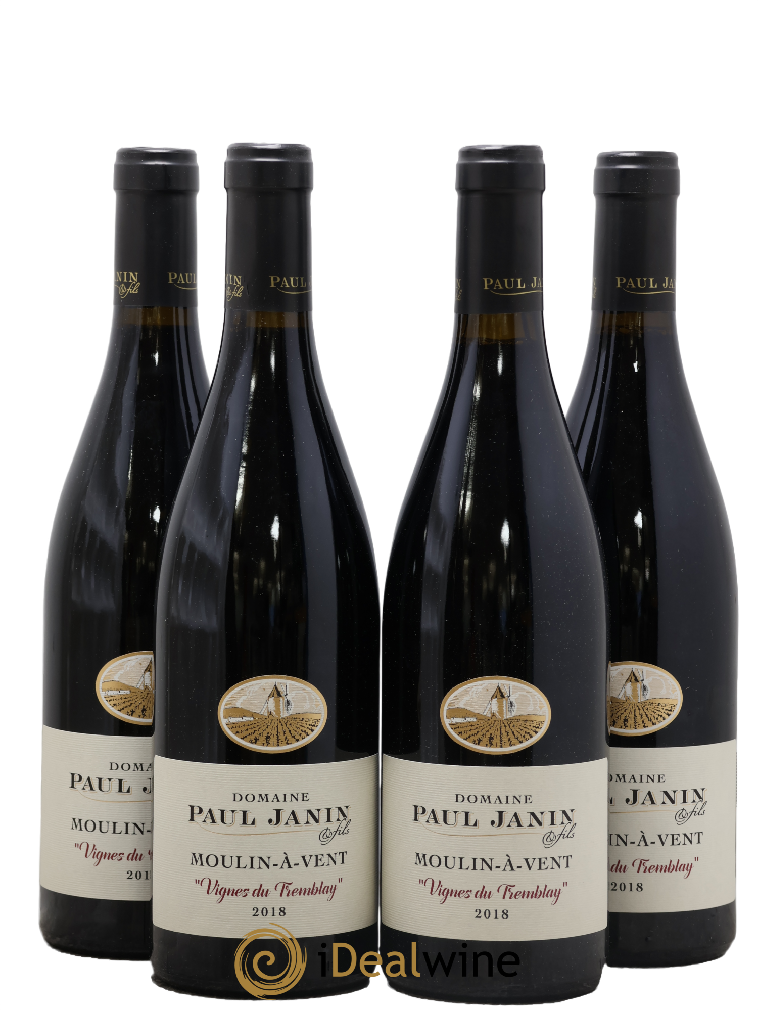 Moulin-à-Vent Clos du Tremblay Paul Janin (Domaine) 2018 - Posten von 4 Flaschen - 0