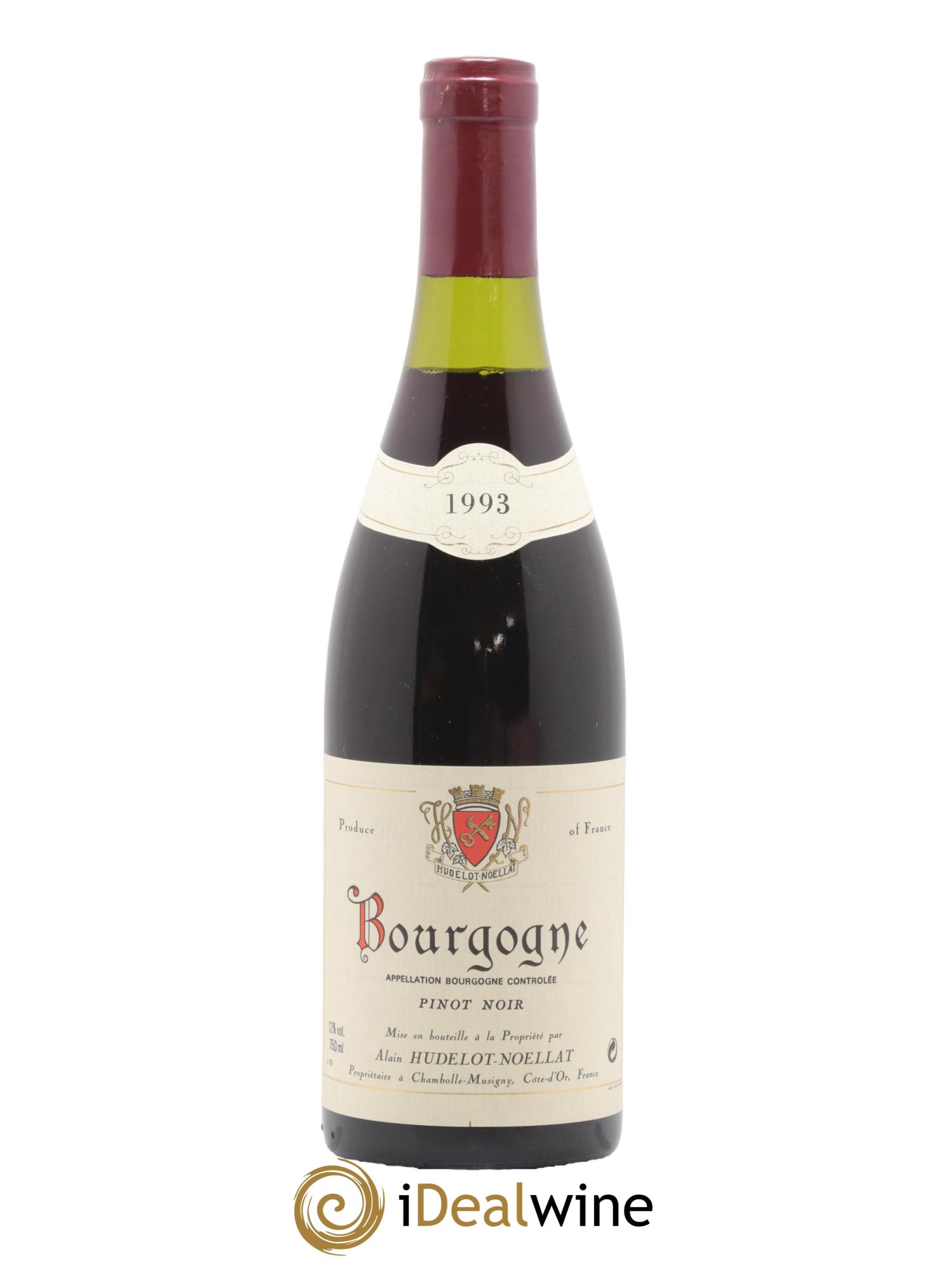 Bourgogne Pinot Noir Domaine Alain Hudelot Noellat 1993 - Lot of 1 bottle - 0