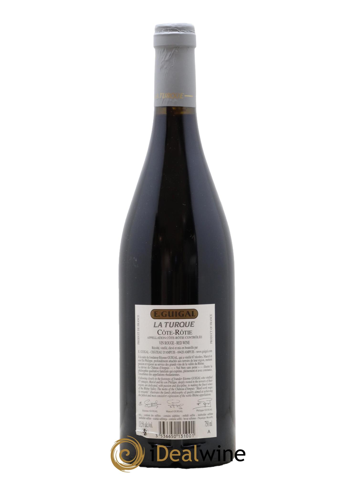 Côte-Rôtie La Turque Guigal 2011 - Posten von 1 Flasche - 1