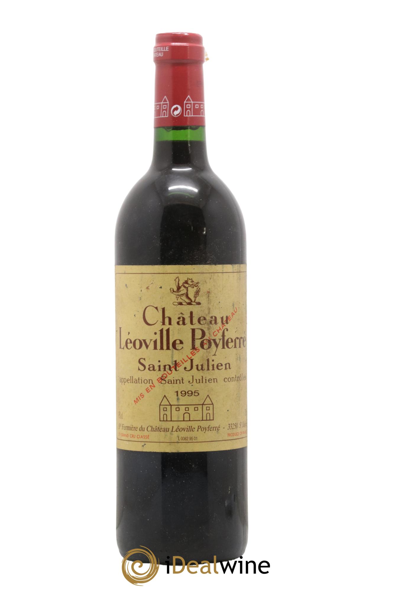 Château Léoville Poyferré 2ème Grand Cru Classé 1995 - Lot de 1 bouteille - 0