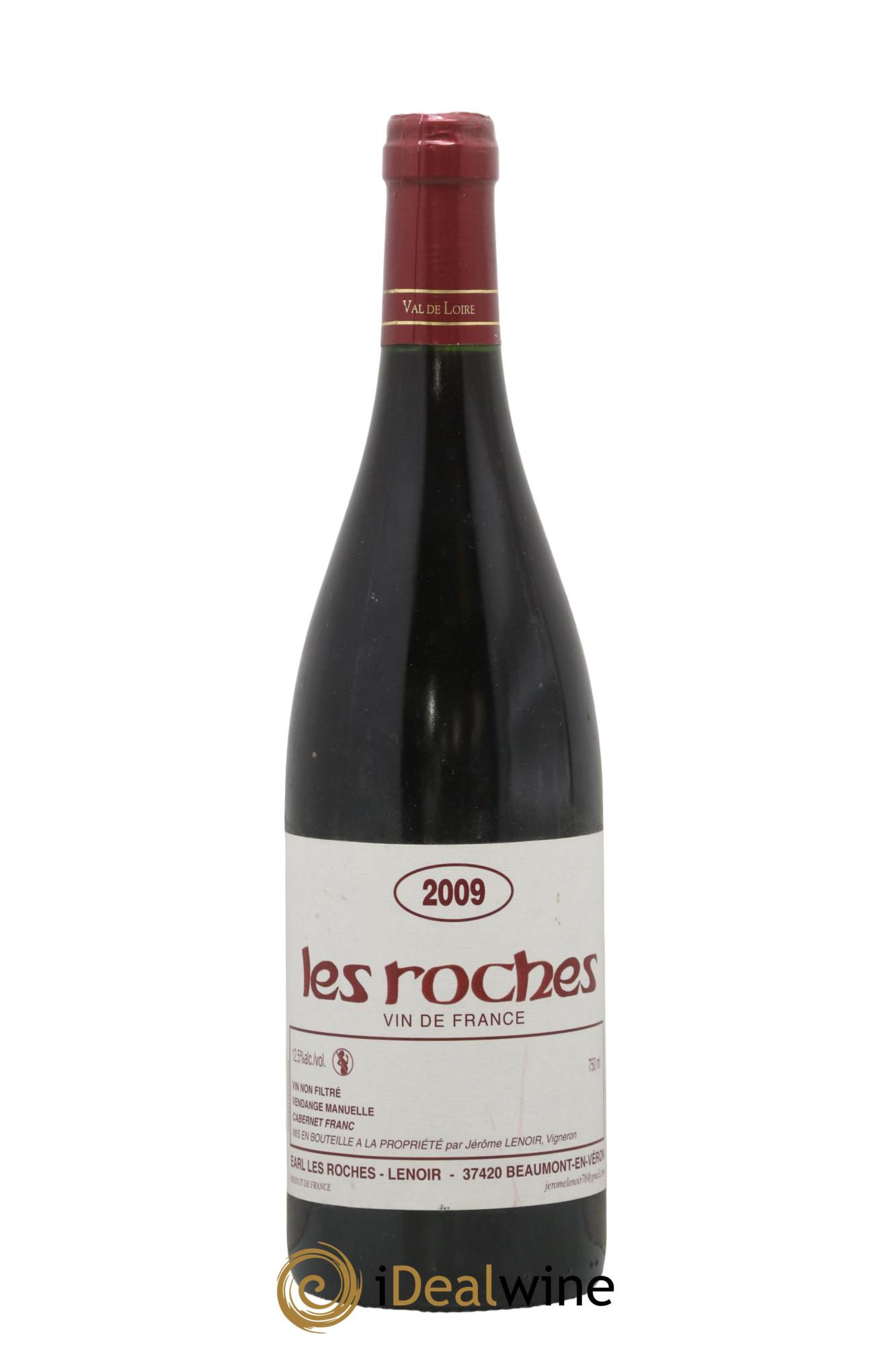 Vin de France Les Roches Lenoir (Domaine) 2009 - Lot de 1 bouteille - 0
