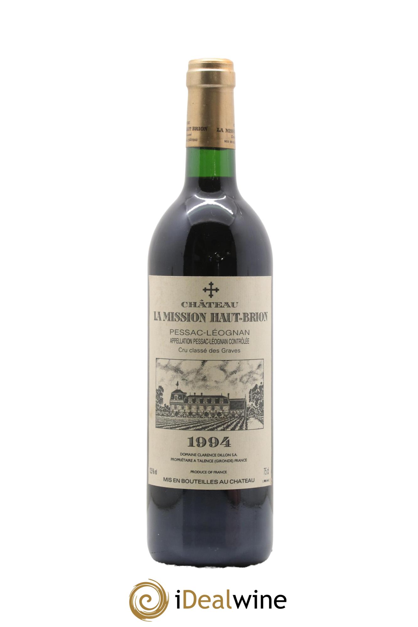 Château la Mission Haut-Brion Cru Classé de Graves 1994 - Lot de 1 bouteille - 0
