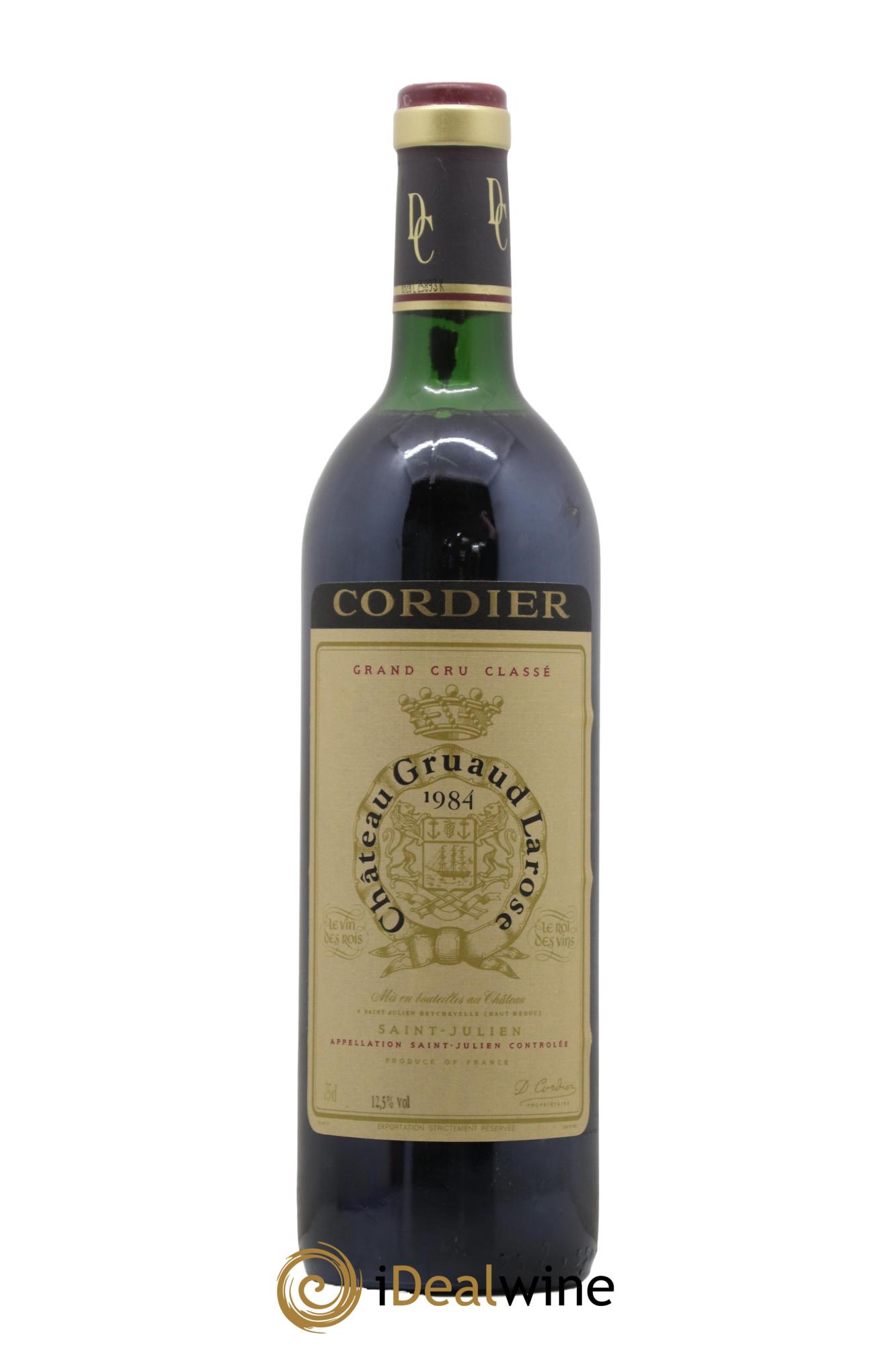 Château Gruaud Larose 2ème Grand Cru Classé 1984 - Lot de 1 bouteille - 0