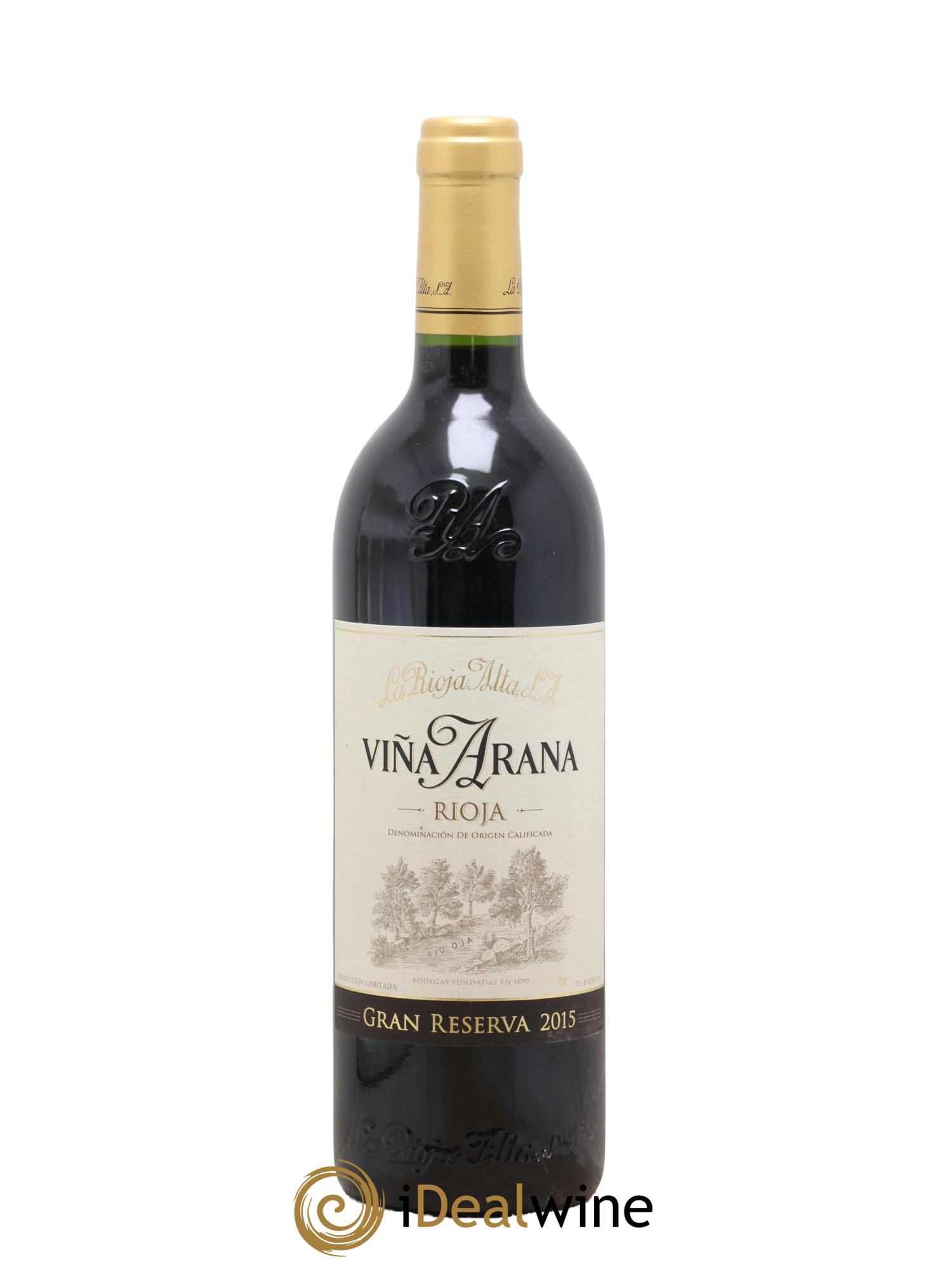 Rioja DOCa Vina Arana Gran Reserva La Rioja Alta 2015 - Lot of 1 bottle - 0