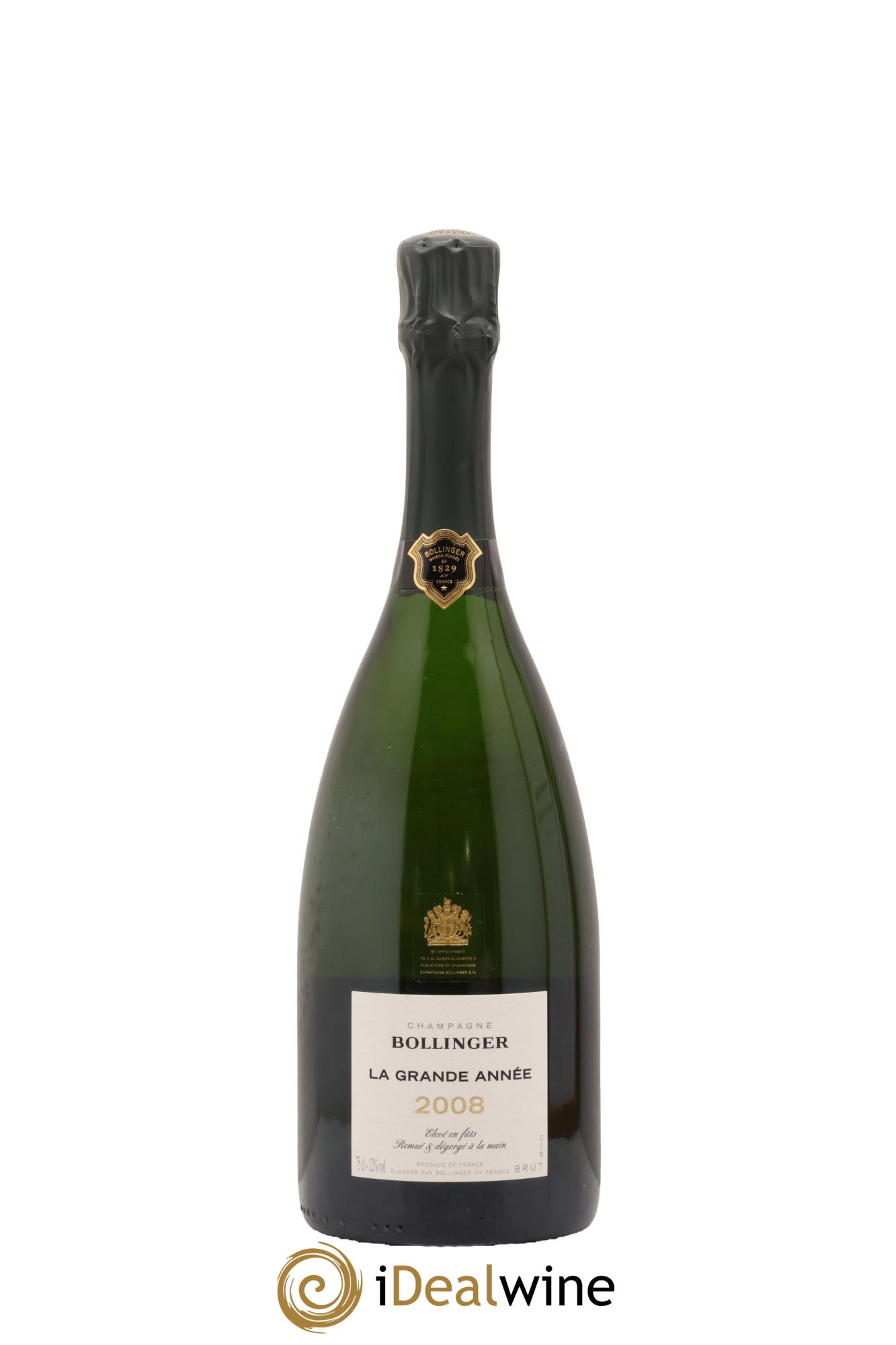 La Grande Année Brut Bollinger 2008 - Lote de 1 botella - 1