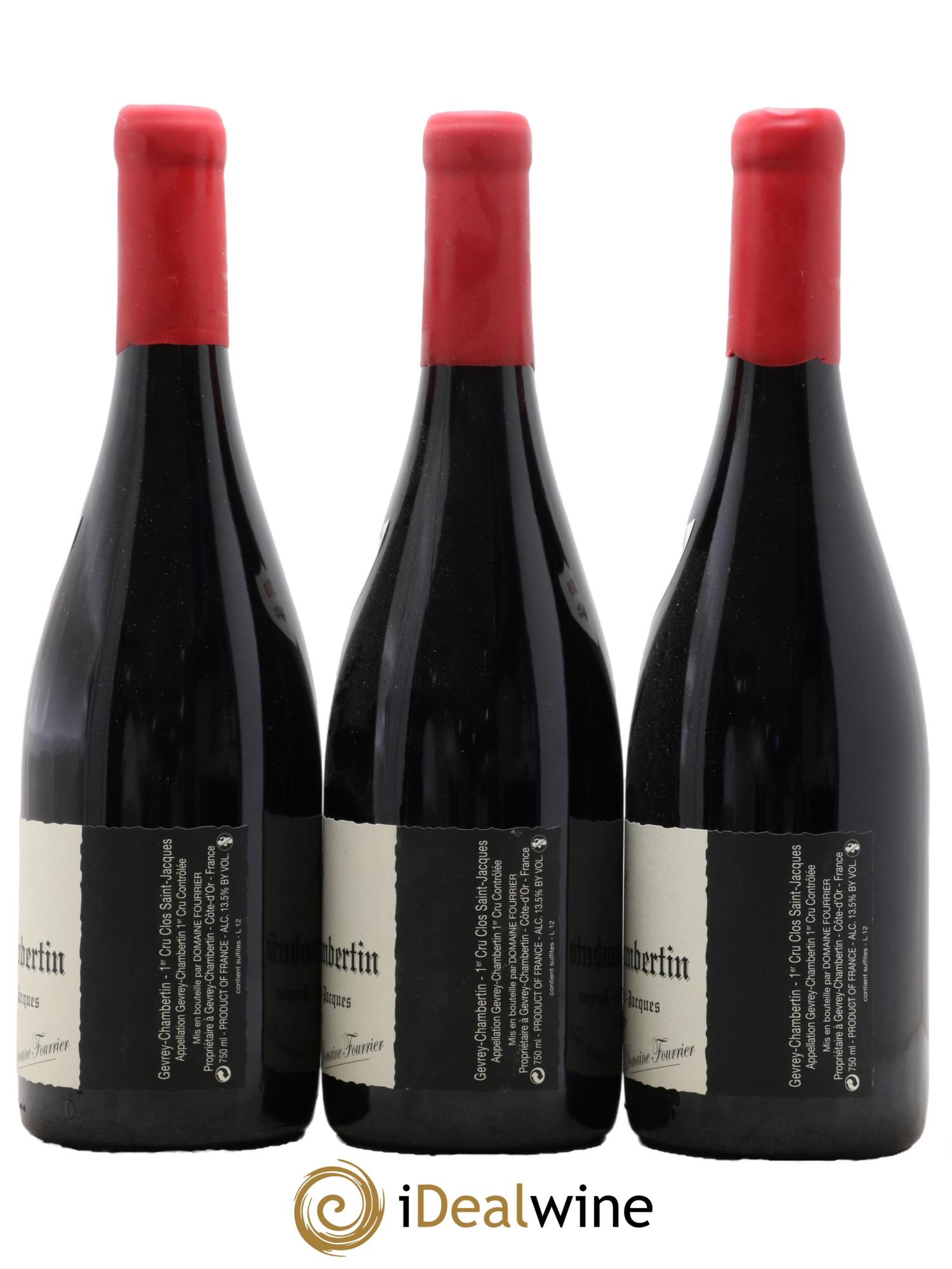 Gevrey-Chambertin 1er Cru Clos Saint-Jacques Vieille Vigne Fourrier (Domaine) 2019 - Lot de 3 bouteilles - 1