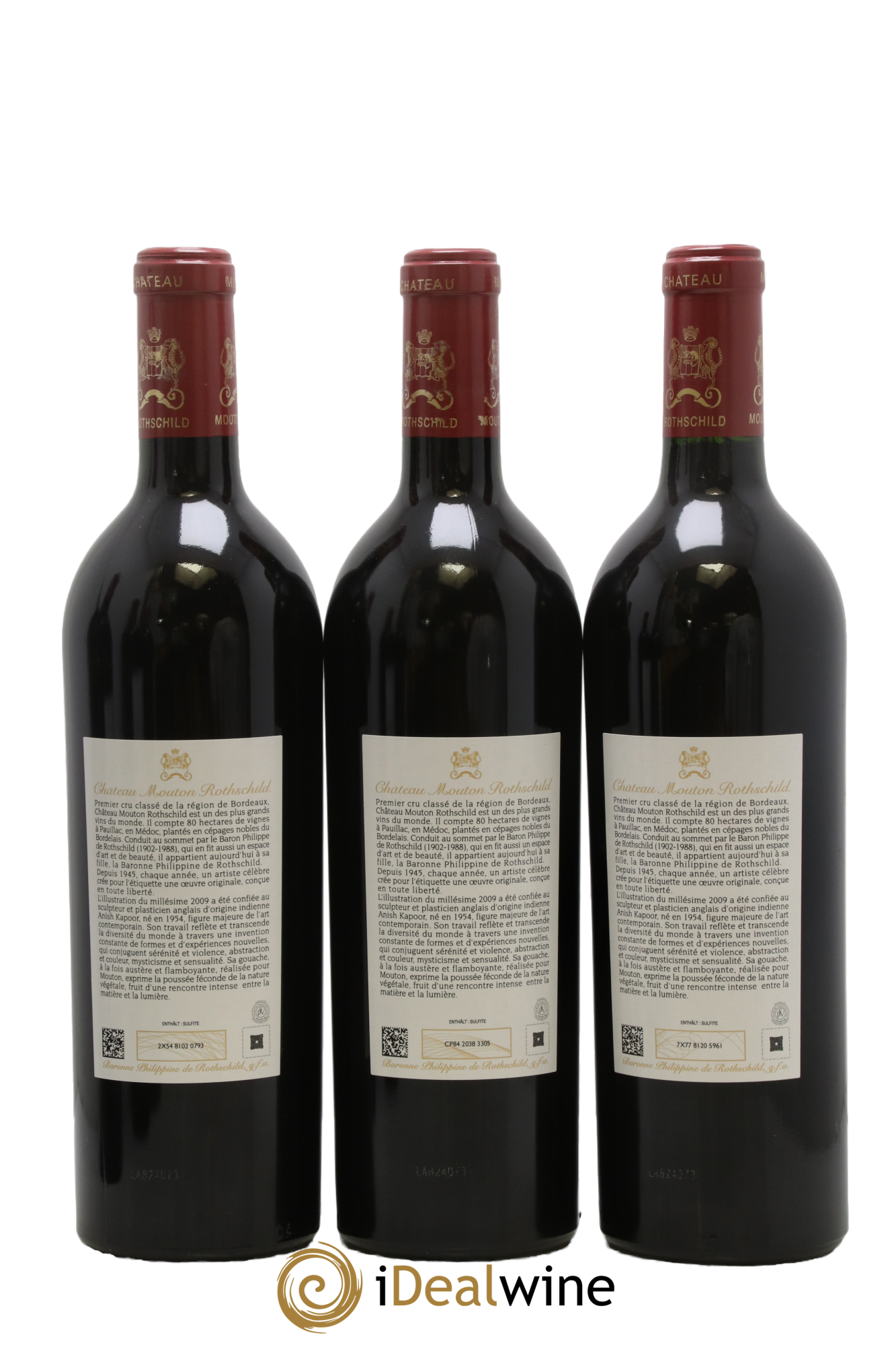 Château Mouton Rothschild 1er Grand Cru Classé 2009 - Lot of 12 bottles - 4