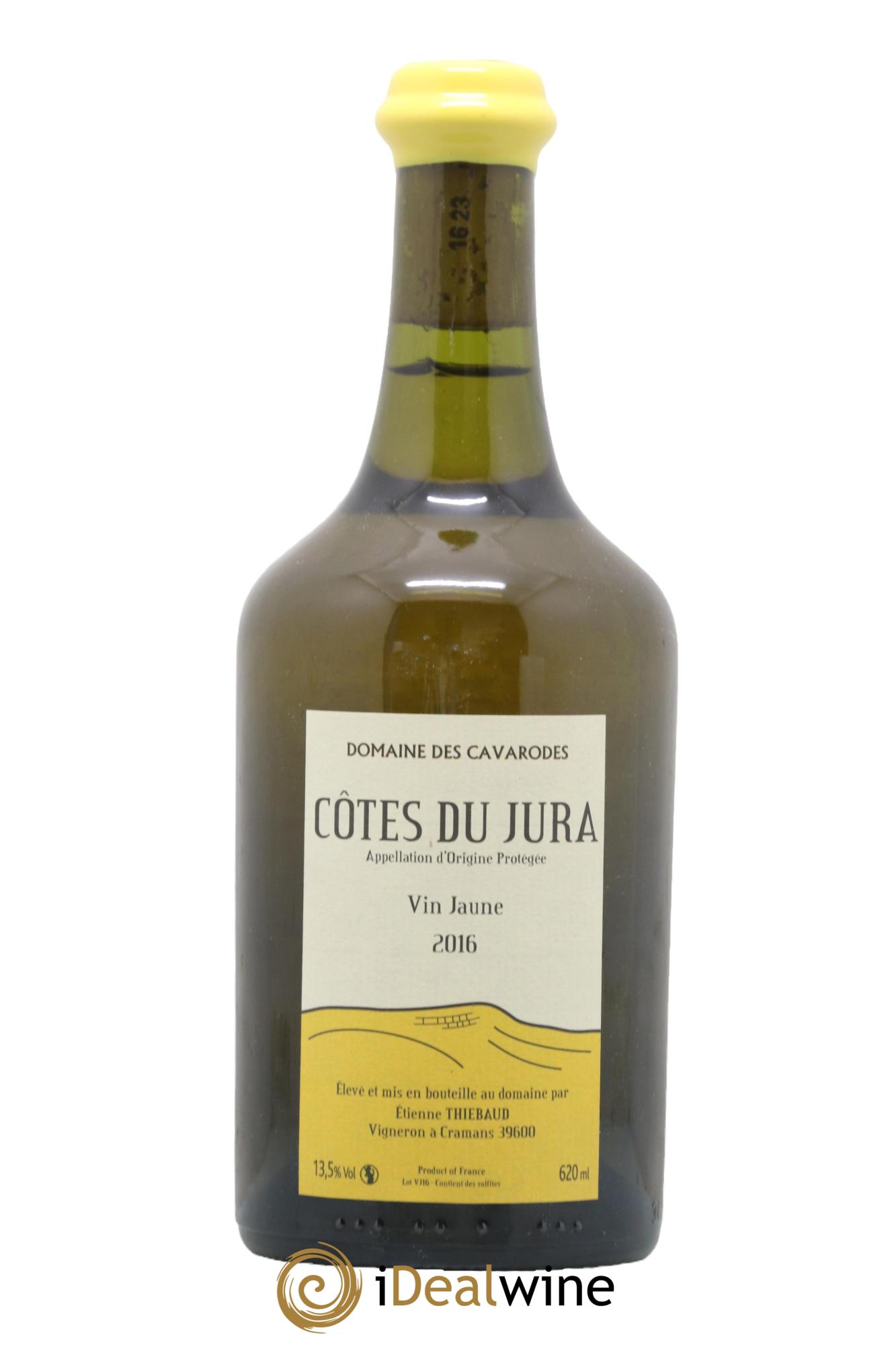 Côtes du Jura Vin Jaune Cavarodes (Domaine des) - Etienne Thiébaud 2016 - Lot de 1 clavelin - 0