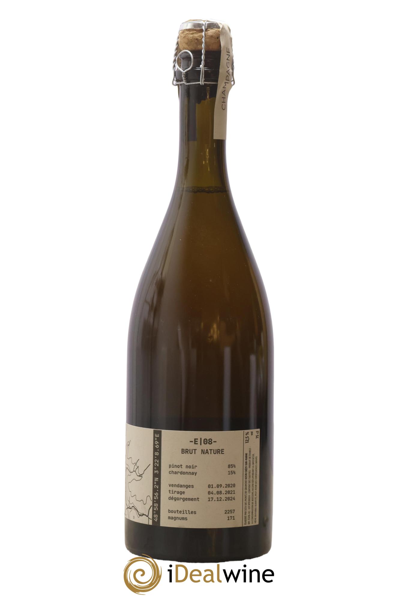 Brut Nature Exploration 08 Maison Tom Gauditiabois - Lot of 1 bottle - 1