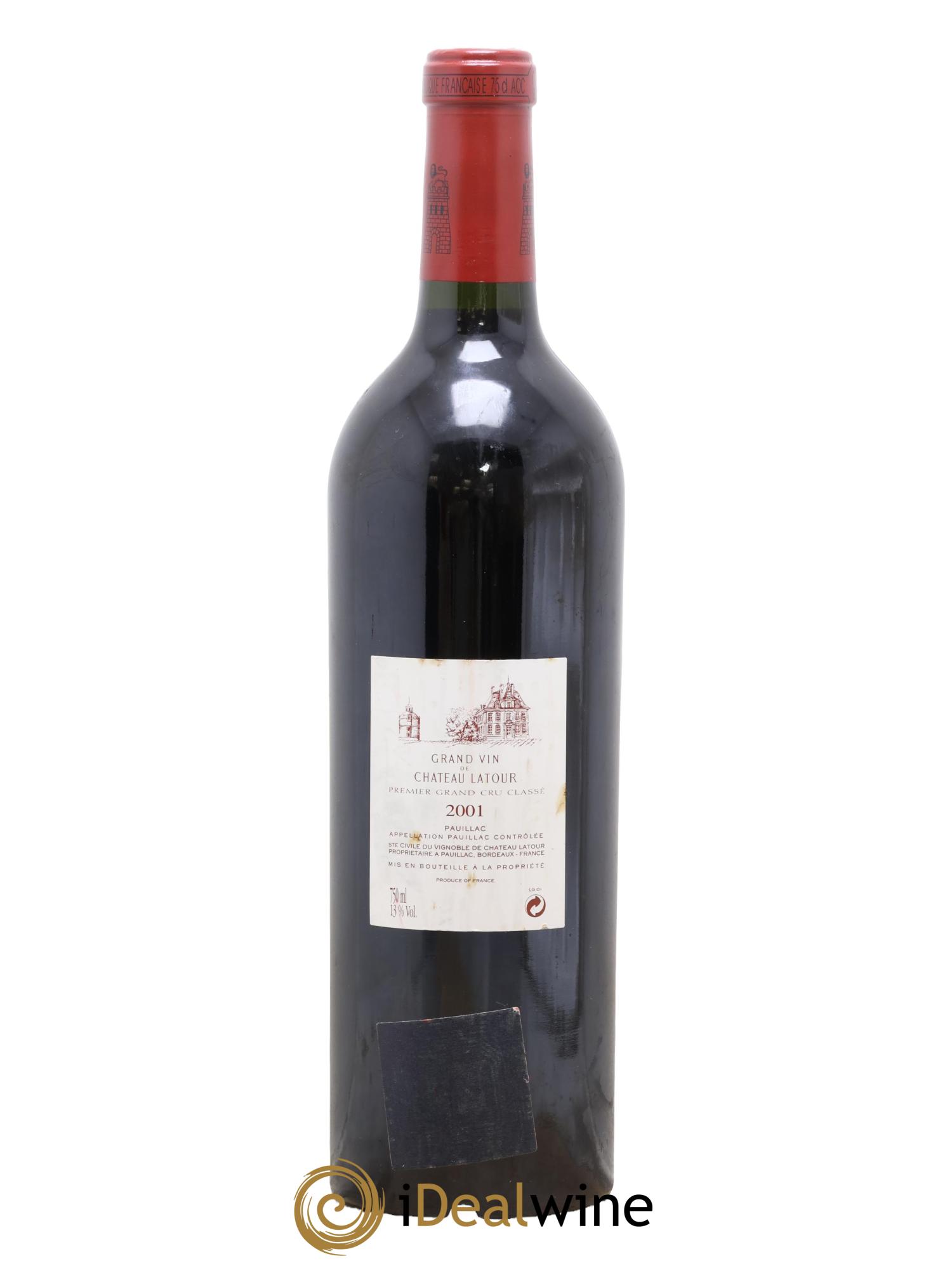 Château Latour 1er Grand Cru Classé 2001 - Posten von 1 Flasche - 1