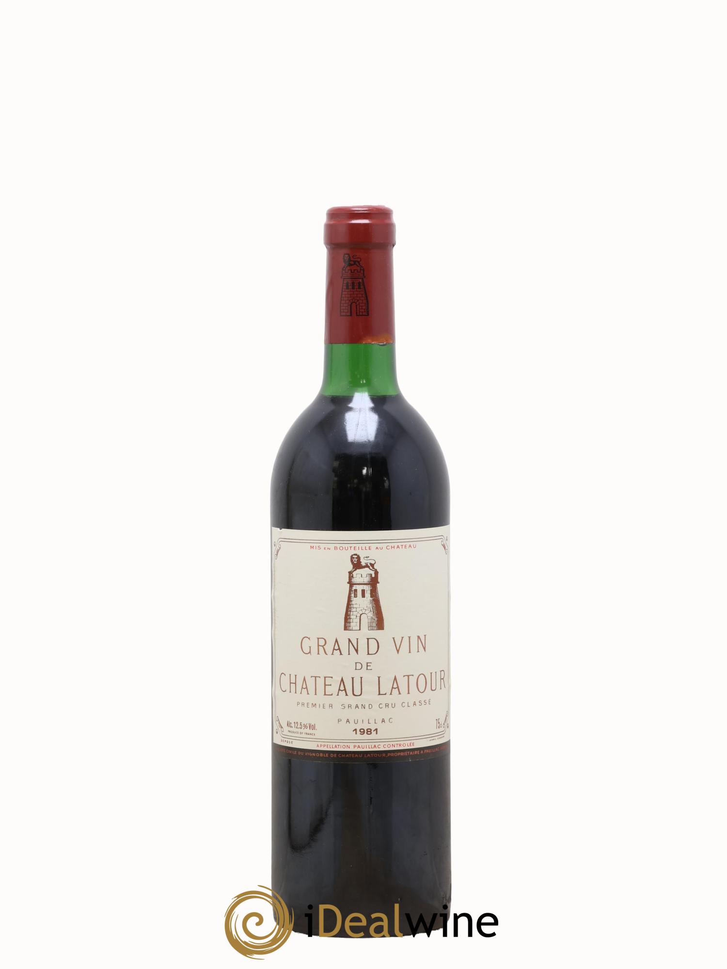 Château Latour 1er Grand Cru Classé 1981 - Lotto di 1 bottiglia - 0