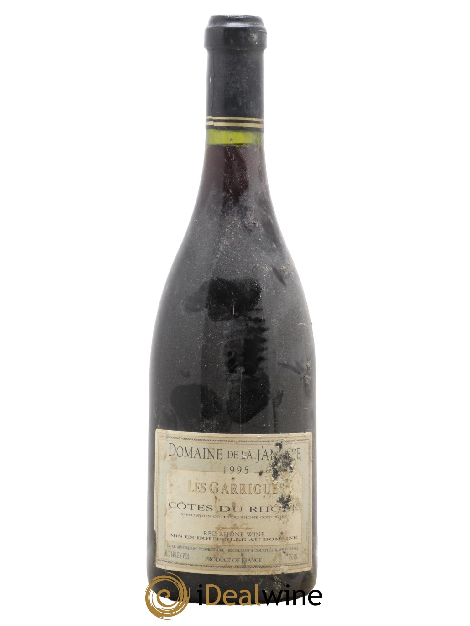 Côtes-du-Rhône La Janasse (Domaine de) Les Garrigues Aimé Sabon 1995 - Lot de 1 bouteille - 0