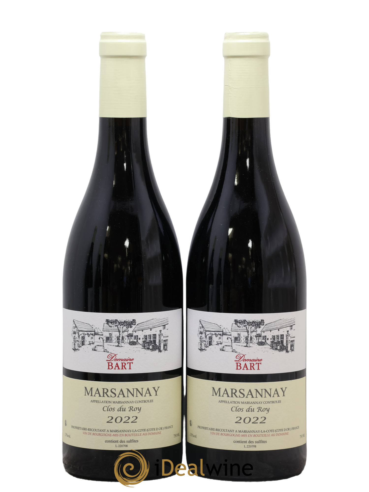 Marsannay Clos du Roy Bart (Domaine) 2022 - Lot de 2 bouteilles - 0