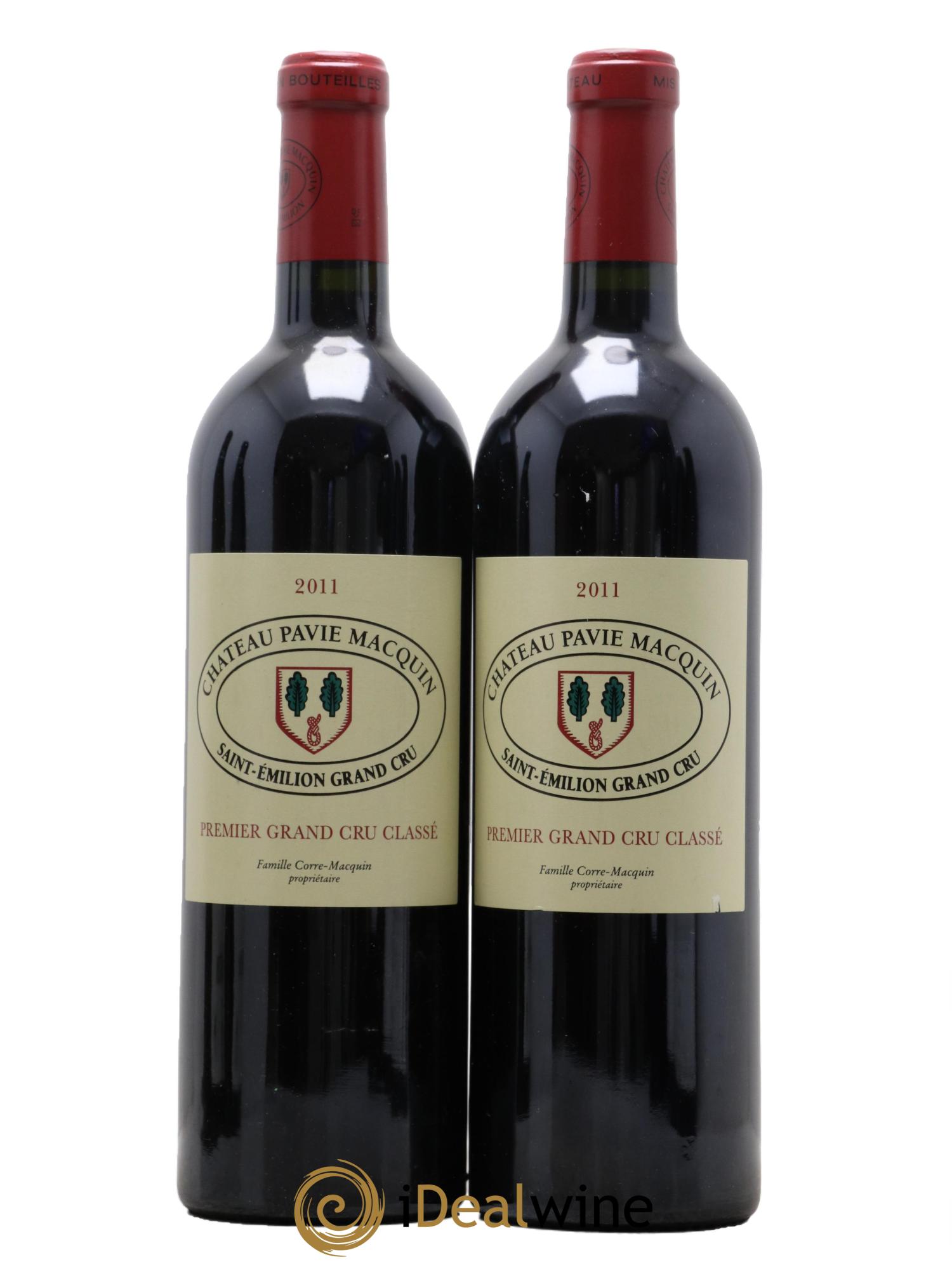 Château Pavie Macquin 1er Grand Cru Classé B 2011 - Lot de 2 bouteilles - 0