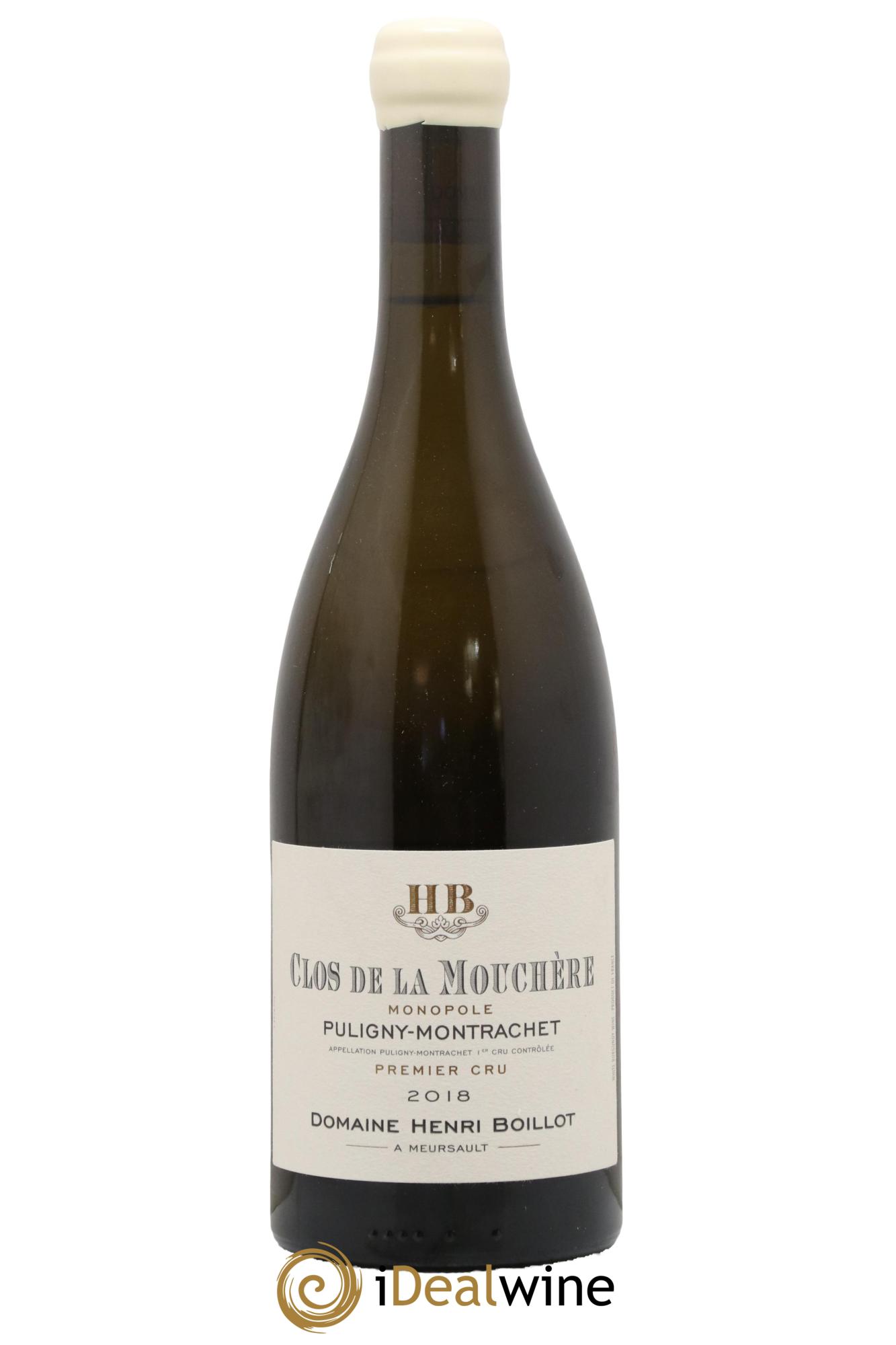 Puligny-Montrachet 1er Cru Clos de la Mouchère Henri Boillot (Domaine) 2018 - Posten von 1 Flasche - 0