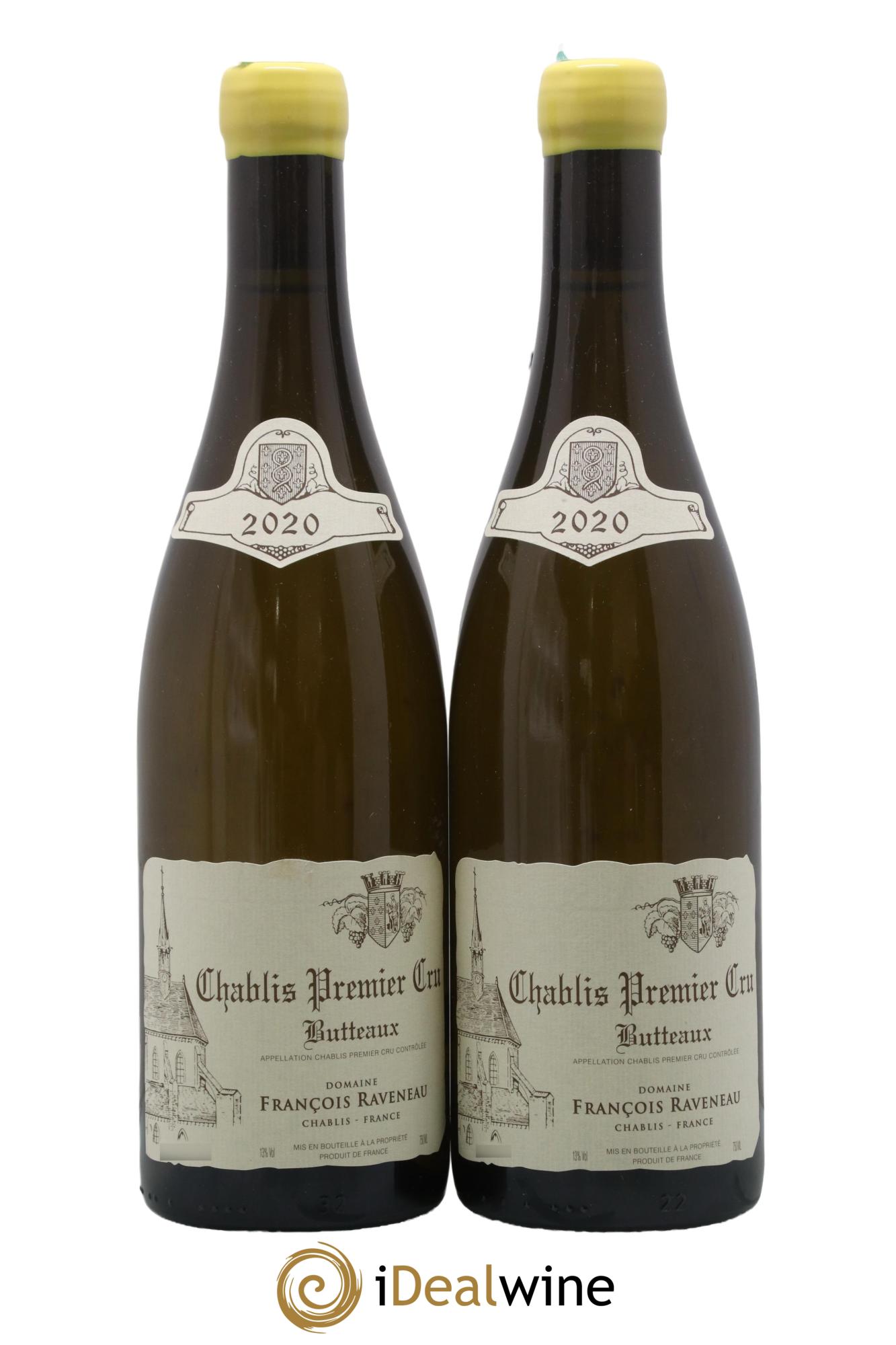 Chablis 1er Cru Butteaux Raveneau (Domaine) 2020 - Lot of 2 bottles - 0