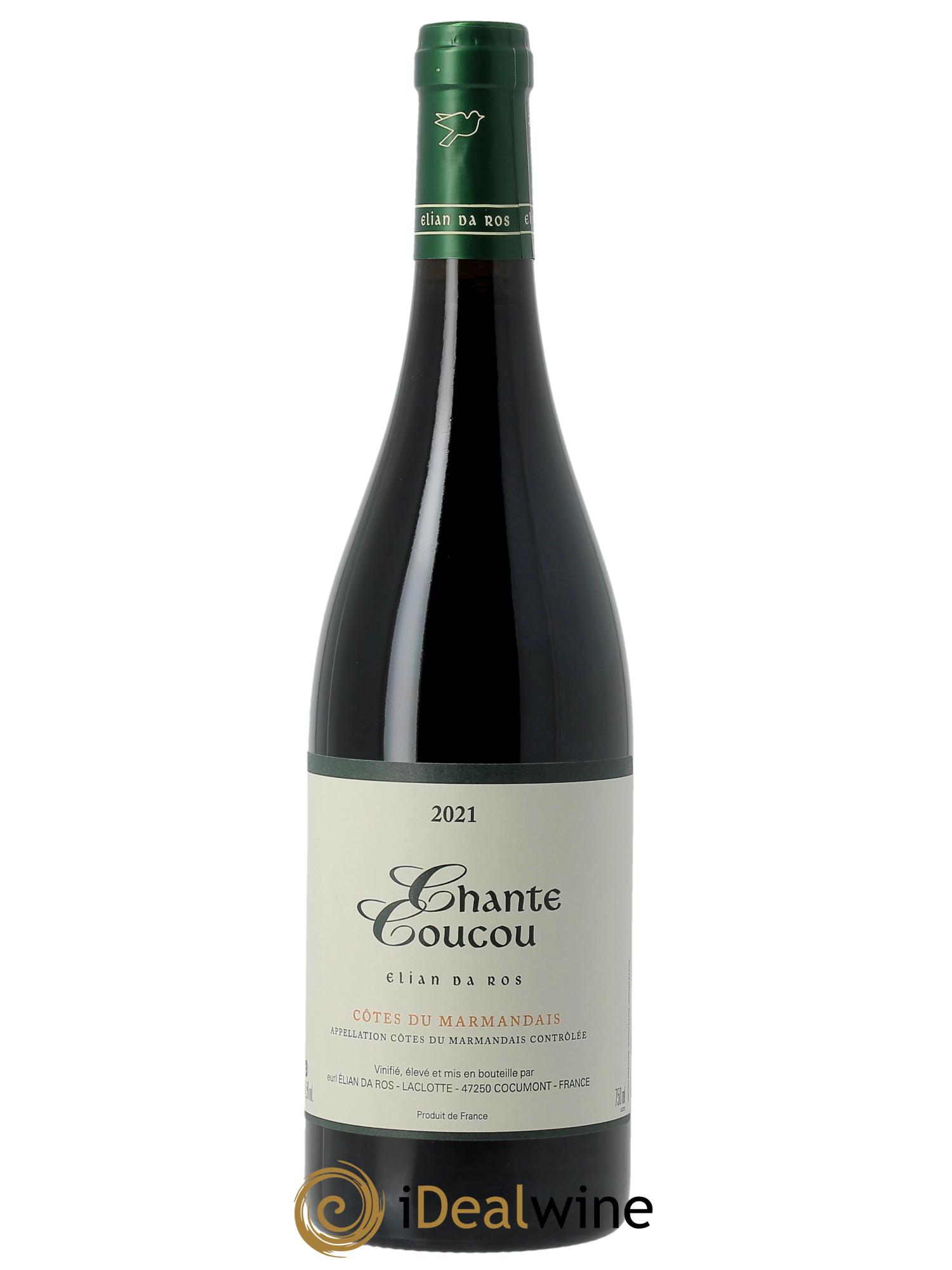 Côtes du Marmandais Chante Coucou Elian Da Ros (Domaine) 2021 - Lot of 1 bottle - 0