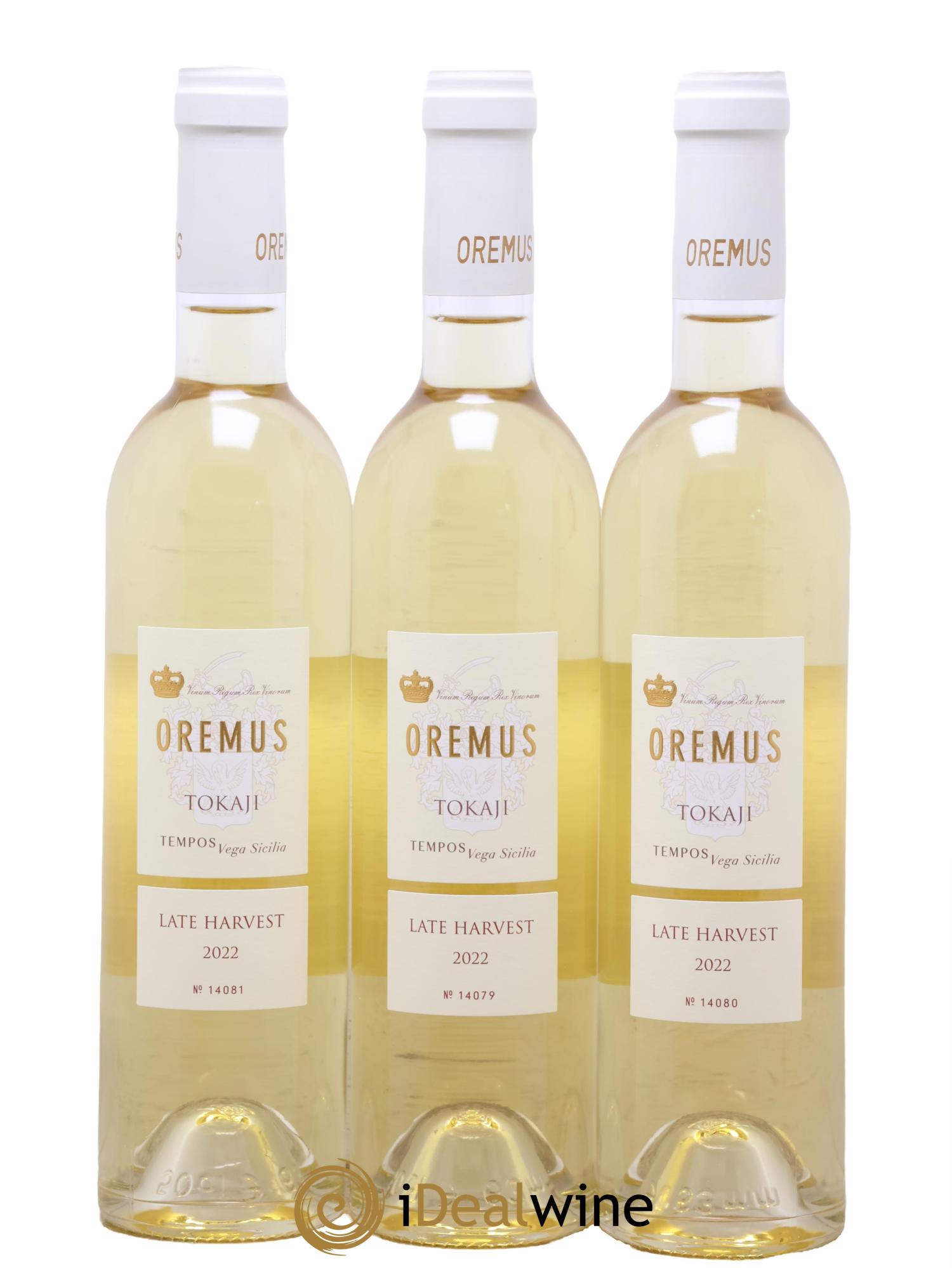 Tokaji Late Harvest Oremus 2022 - Lot de 3 format 50cls - 0