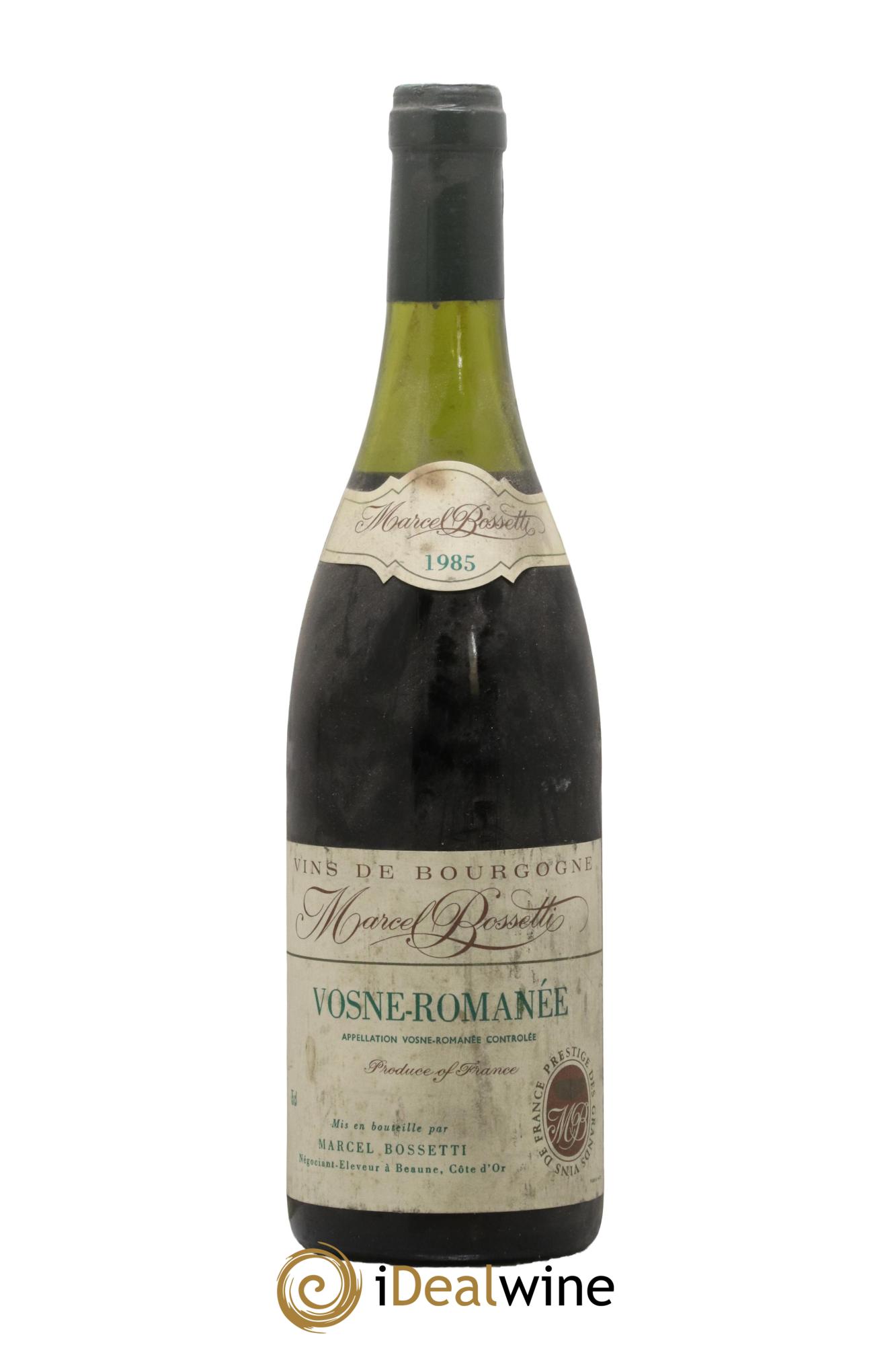Vosne-Romanée Marcel Bosseti 1985 - Lot de 1 bouteille - 0