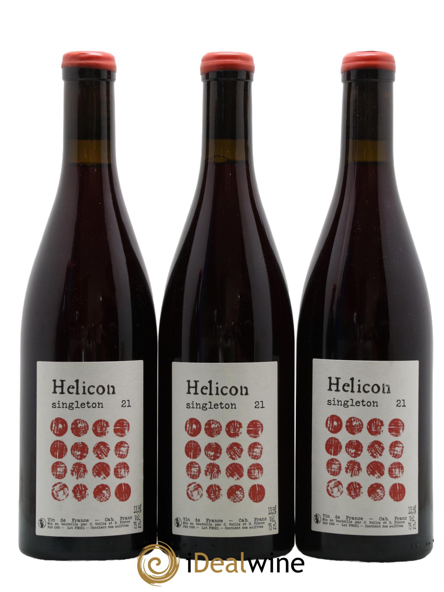 Vin de France Singleton Helicon 2021 - Lot de 3 bouteilles - 0