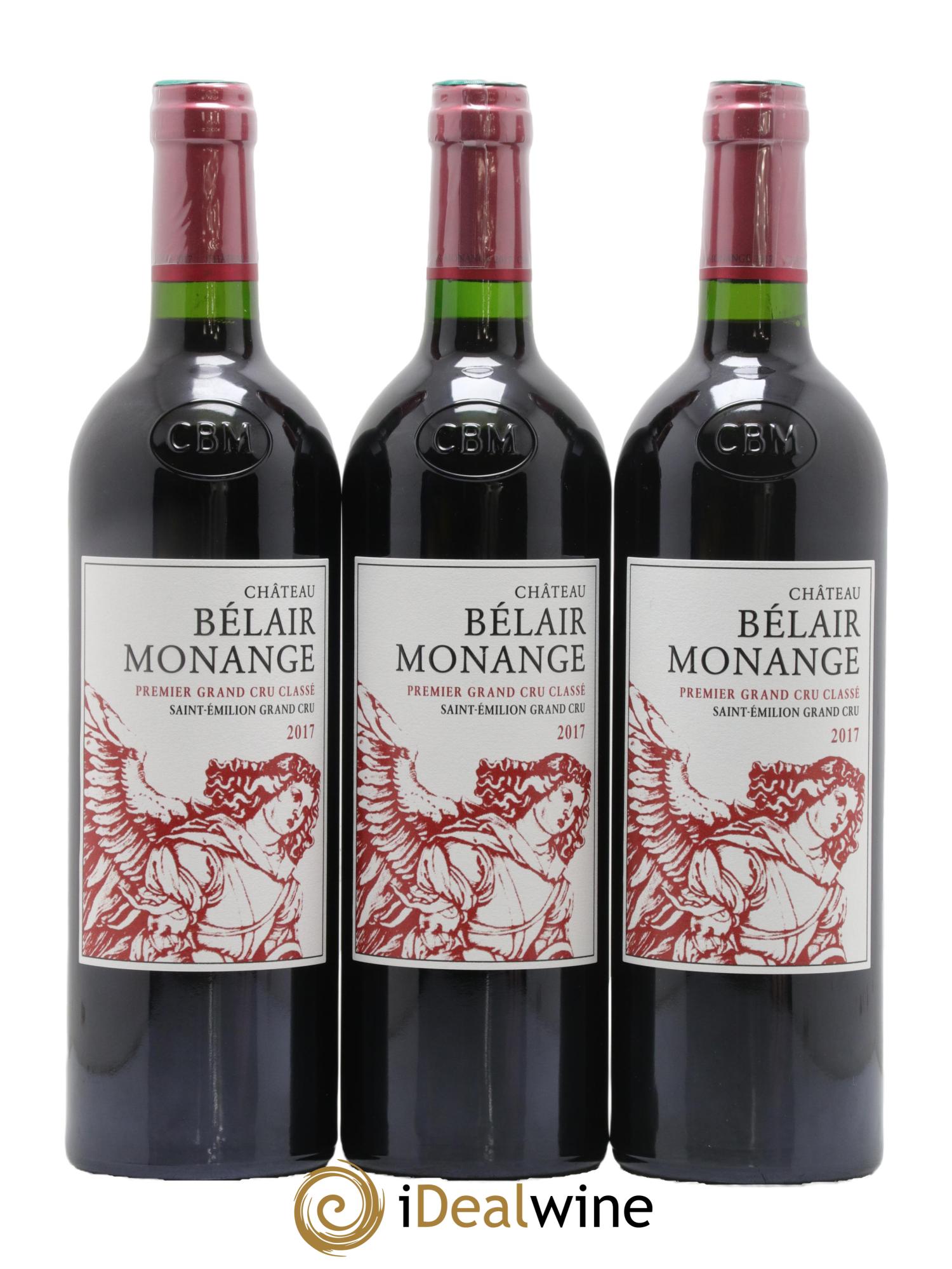 Château Belair (Belair-Monange) 1er Grand Cru Classé B 2017 - Lot de 6 bouteilles - 1