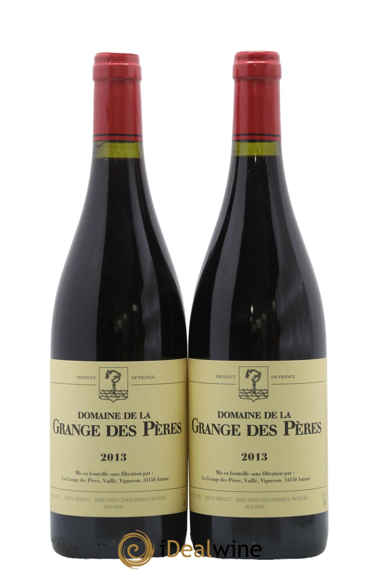 IGP Pays d'Hérault Grange des Pères Laurent Vaillé 2013 - Lot de 2 bouteilles - 0