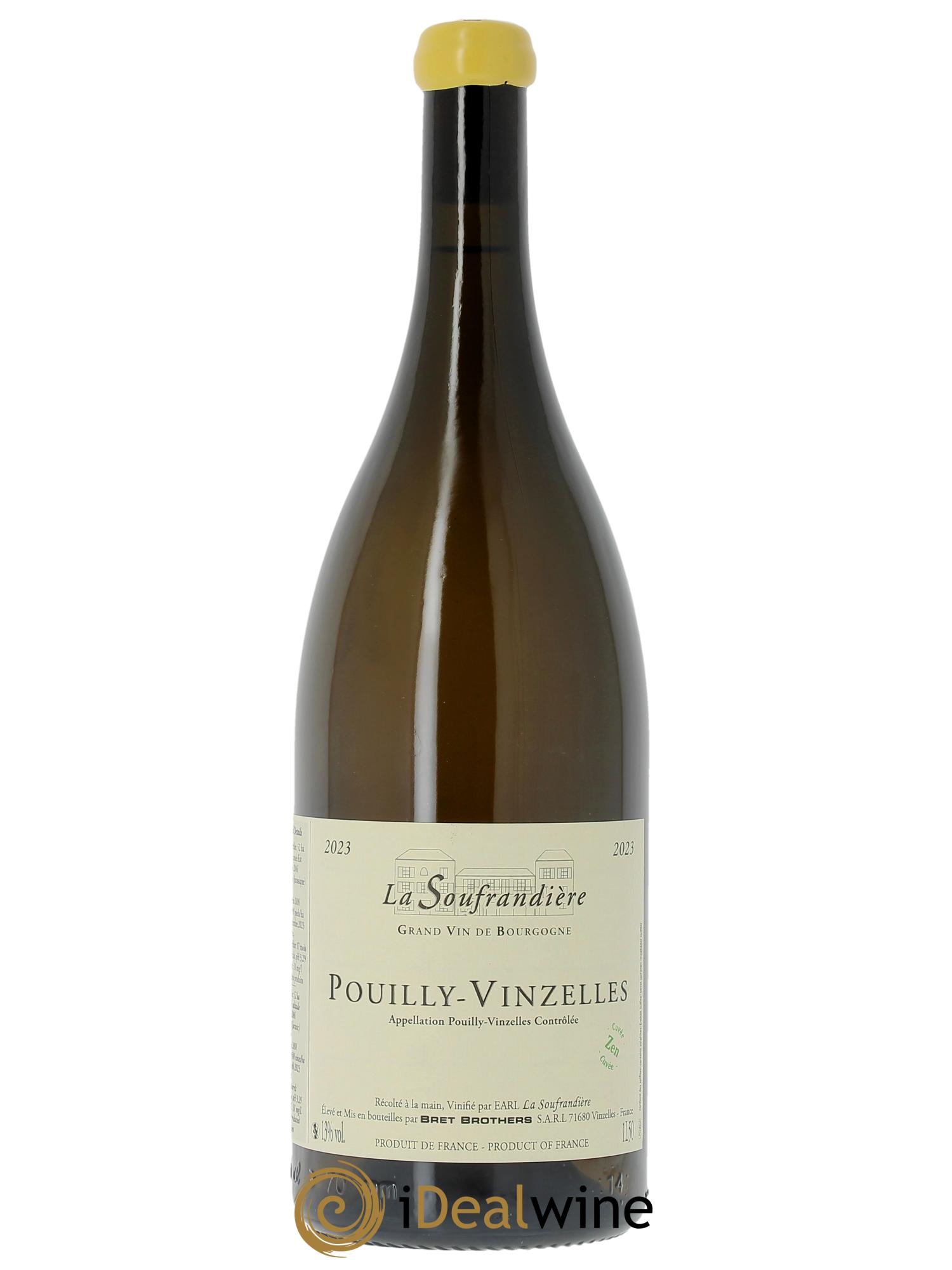 Pouilly-Vinzelles La Soufrandière - Bret Brothers  2023 - Lotto di 1 magnum - 0