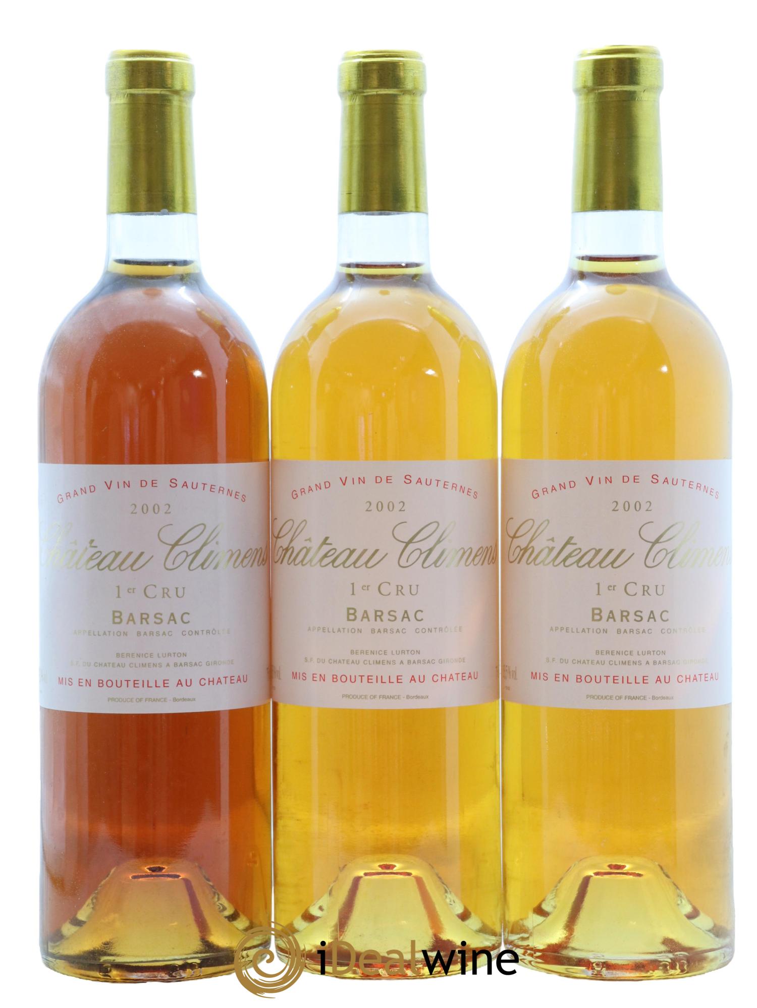 Château Climens 1er Grand Cru Classé 2002 - Lotto di 6 bottiglie - 2