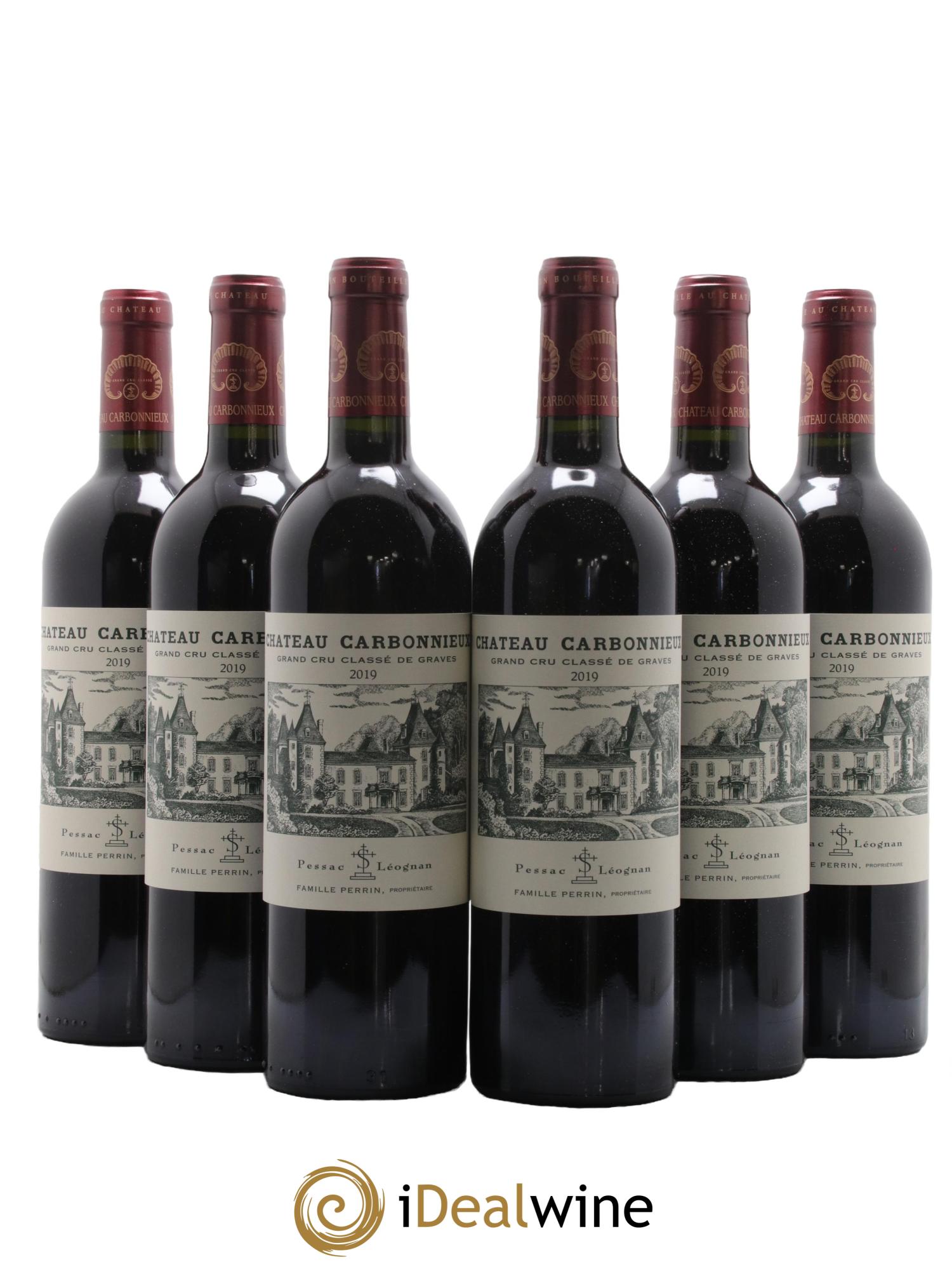 Château Carbonnieux Cru Classé de Graves 2019 - Lot de 6 bouteilles - 0