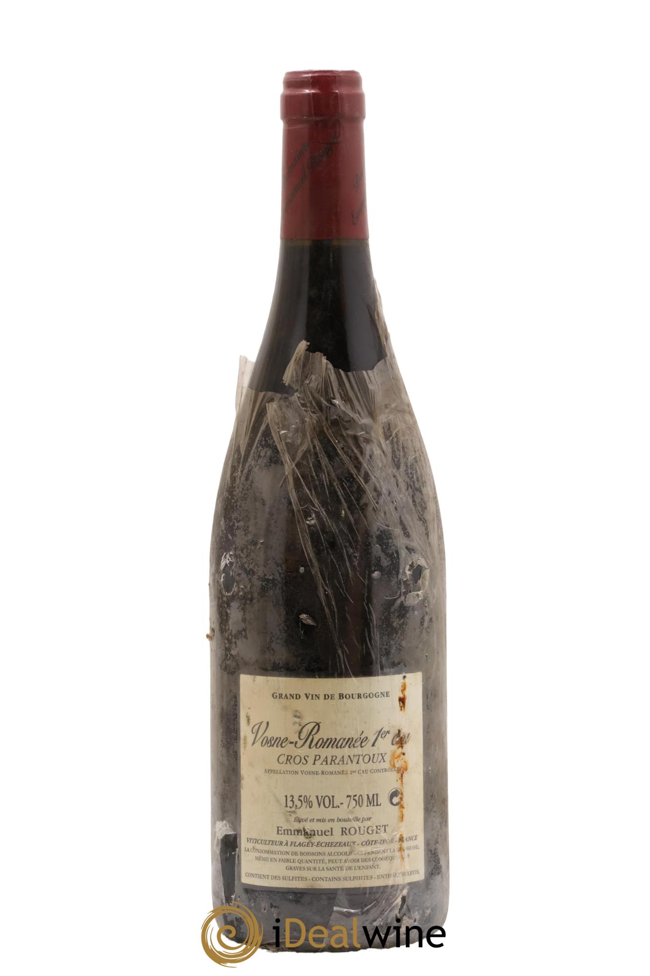 Vosne-Romanée 1er Cru Cros Parantoux Emmanuel Rouget 2014 - Lot of 1 bottle - 1