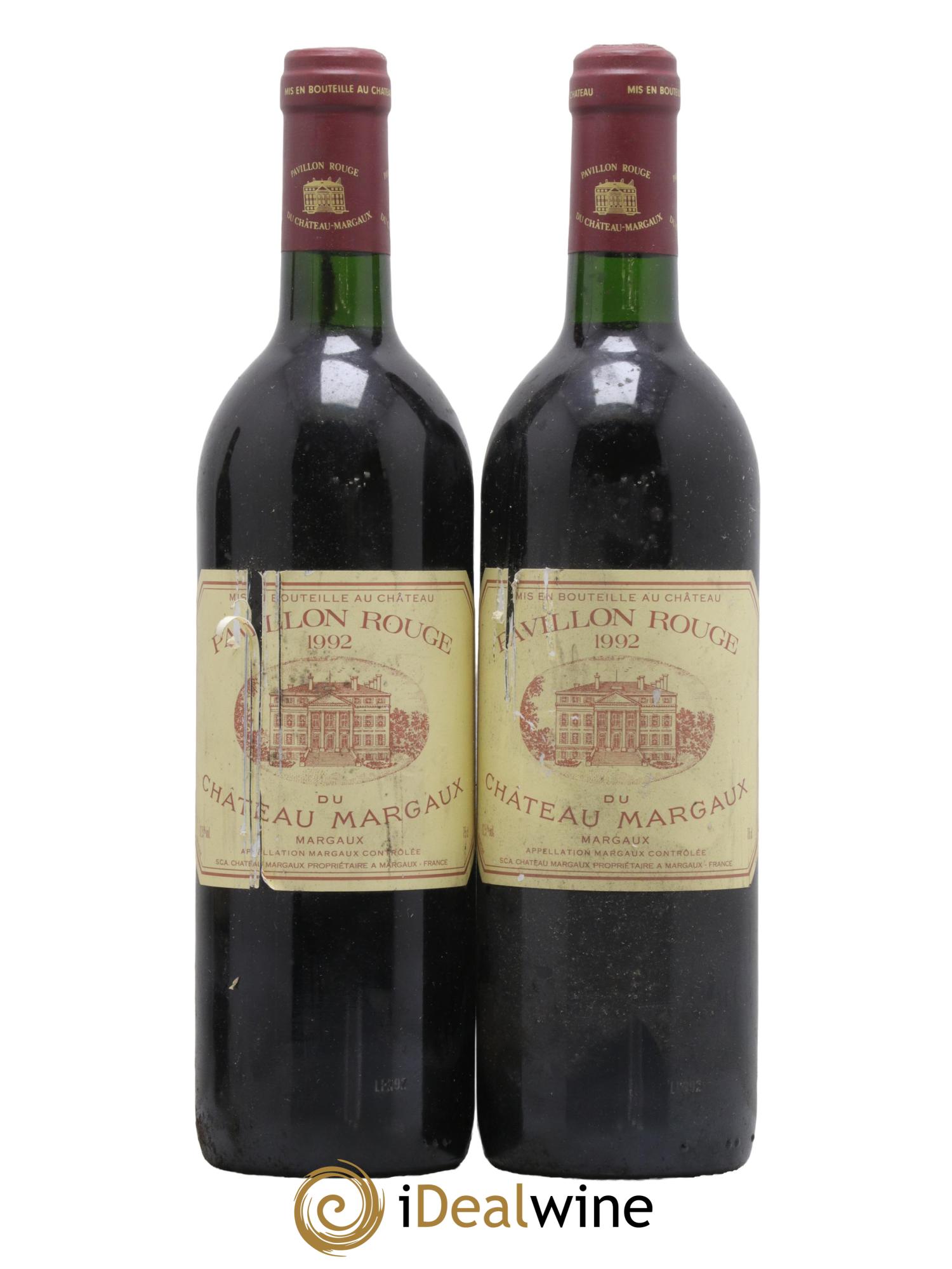 Pavillon Rouge du Château Margaux Second Vin 1992 - Lot de 2 bouteilles - 0