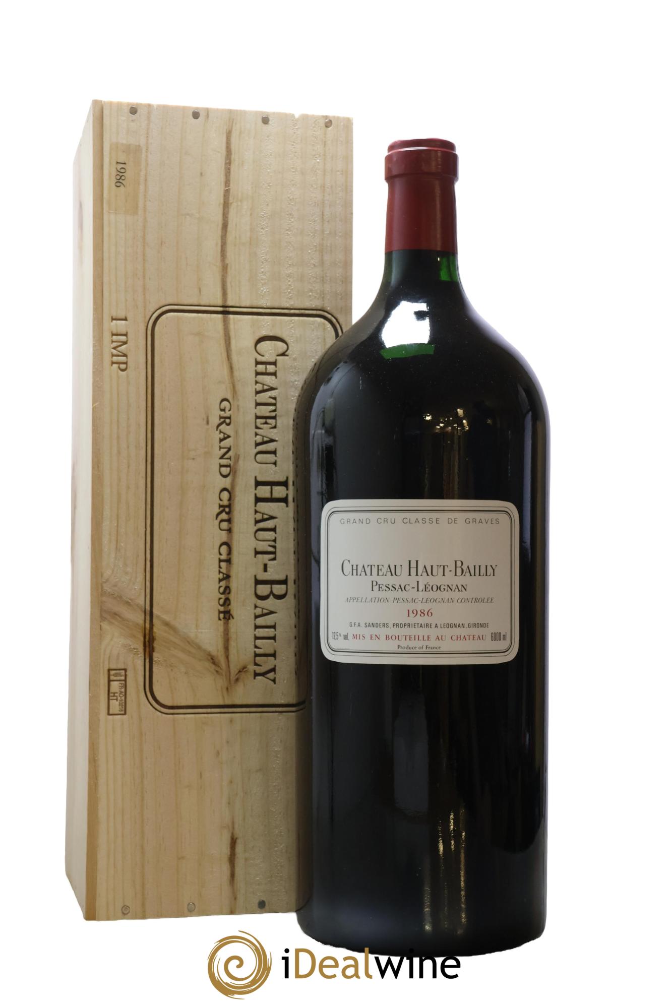 Château Haut-Bailly Cru Classé de Graves 1986 - Lot de 1 impériale - 1