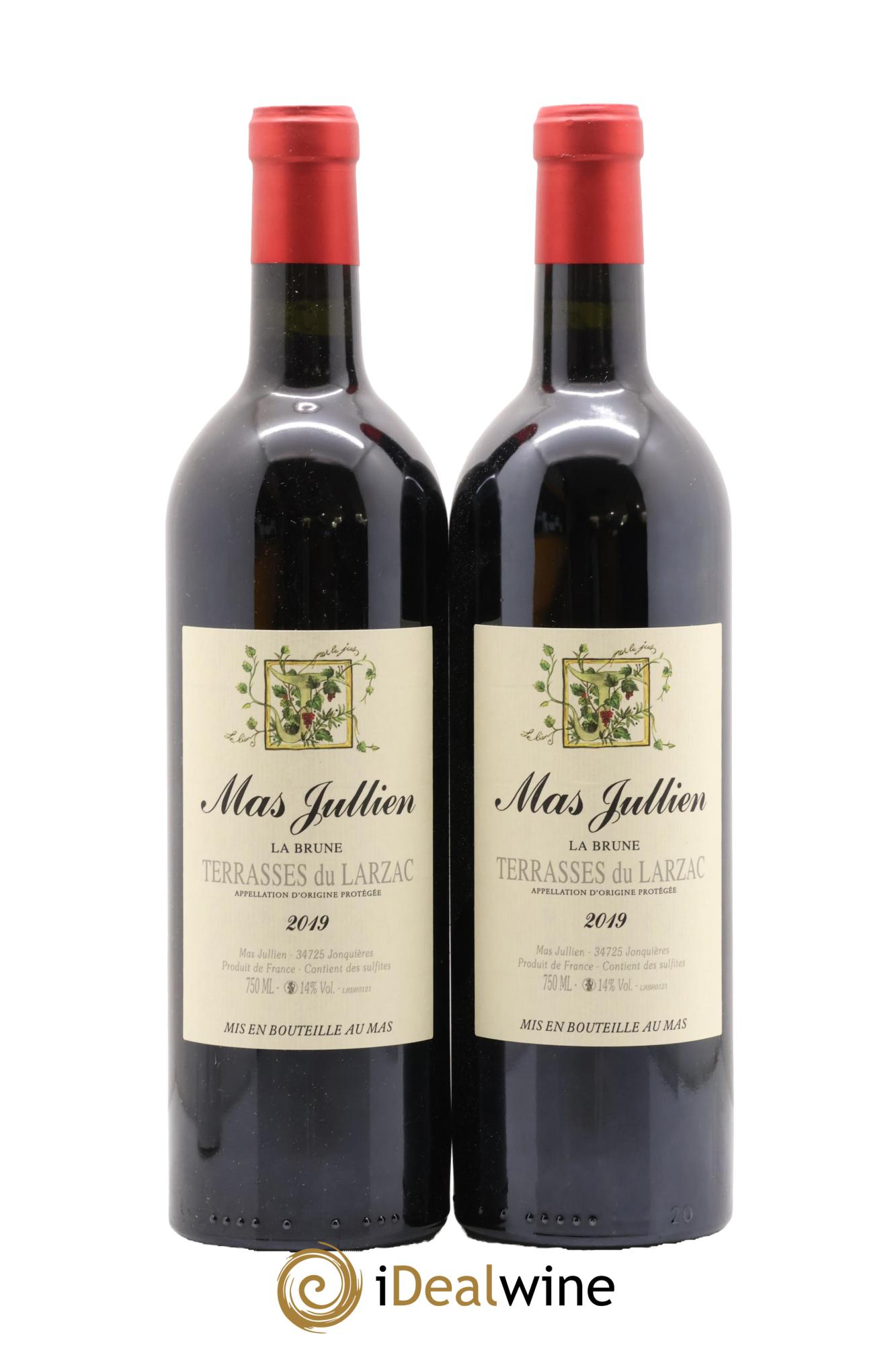 Terrasses du Larzac Mas Jullien La Brune Olivier Jullien 2019 - Lot de 2 bouteilles - 0