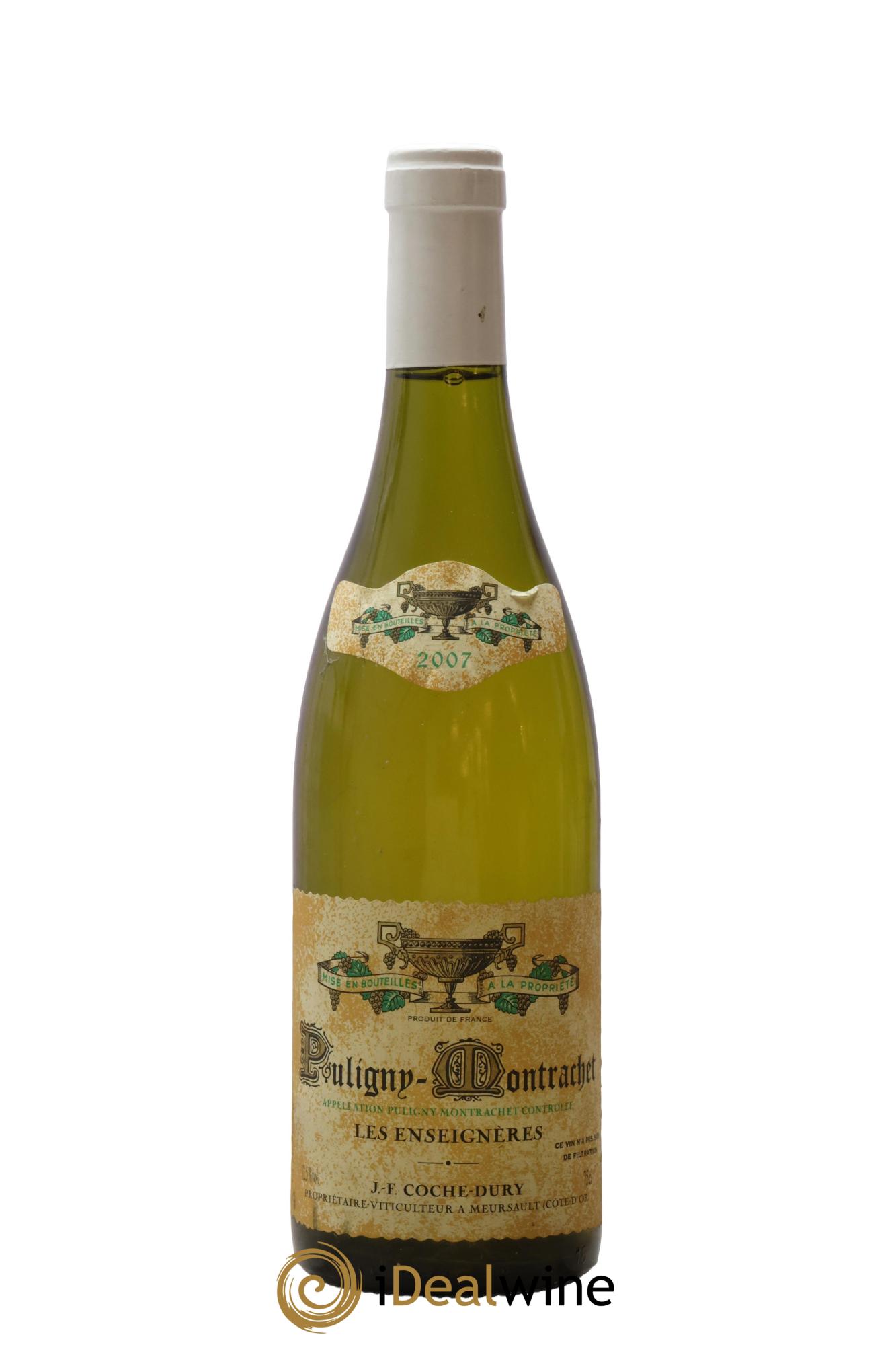 Puligny-Montrachet Les Enseignères Coche Dury (Domaine) 2007 - Lot of 1 bottle - 0