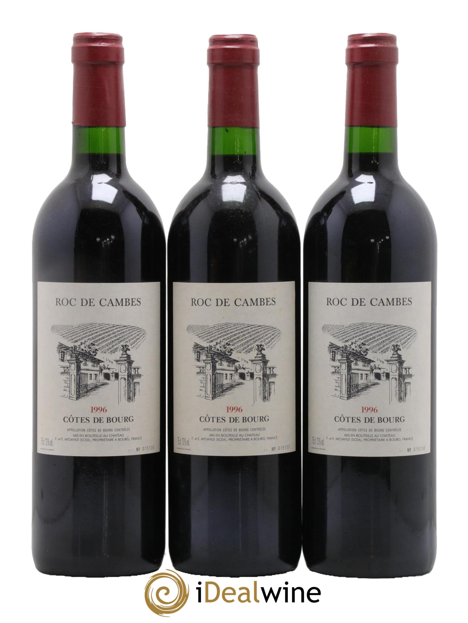 Roc de Cambes 1996 - Lot of 12 bottles - 4