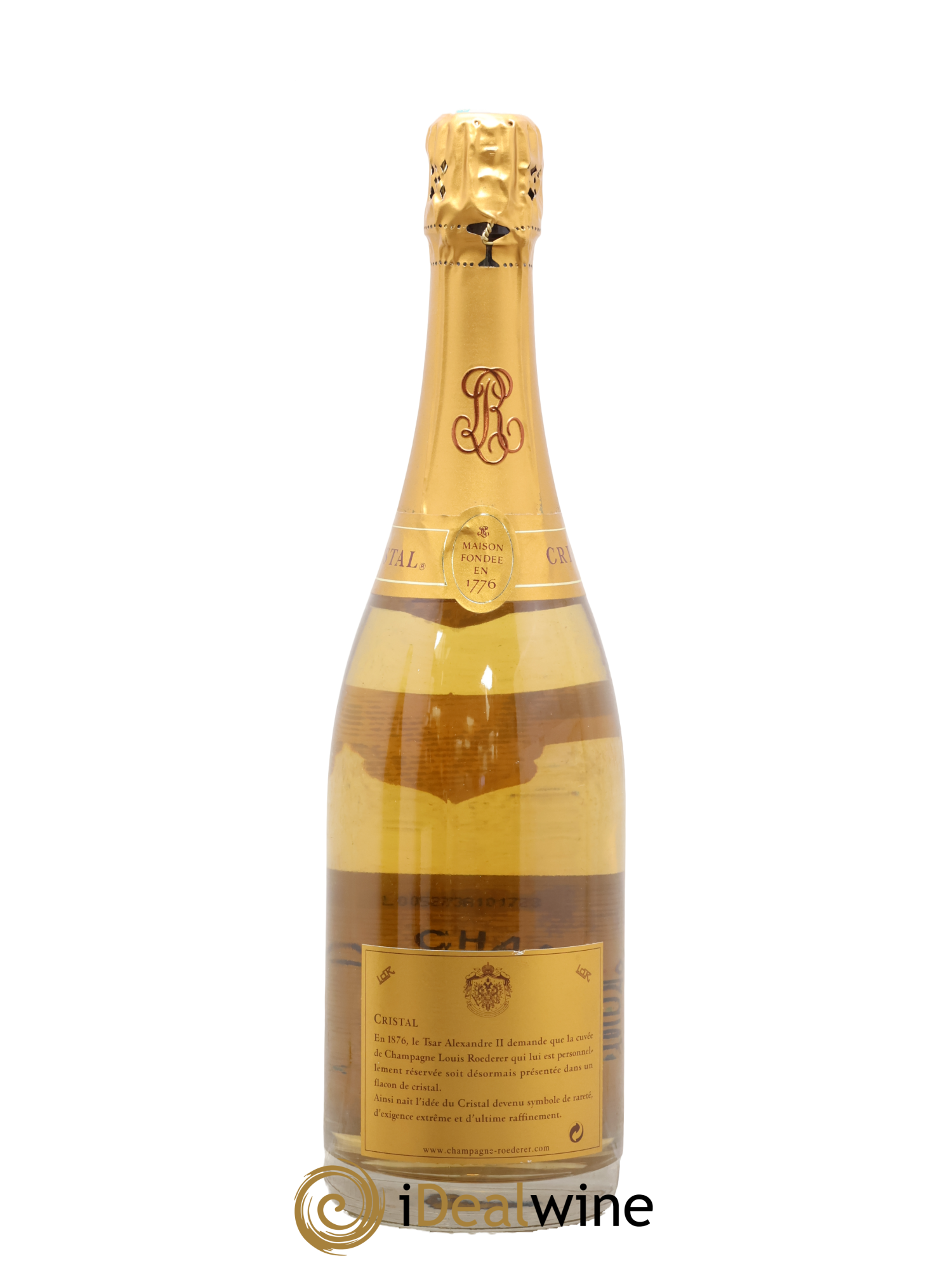 Cristal Louis Roederer 1996 - Posten von 1 Flasche - 1