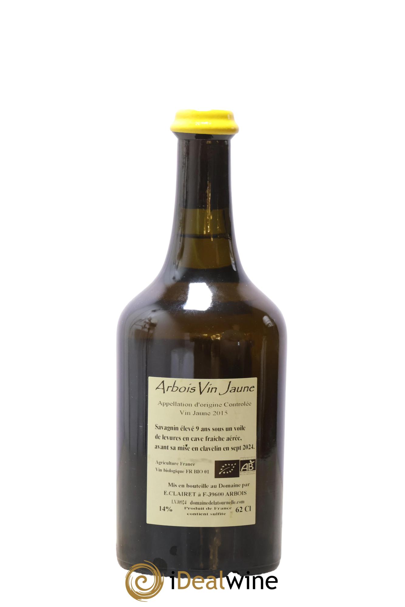 Arbois Vin Jaune Domaine de la Tournelle 2015 - Lot de 1 clavelin - 1