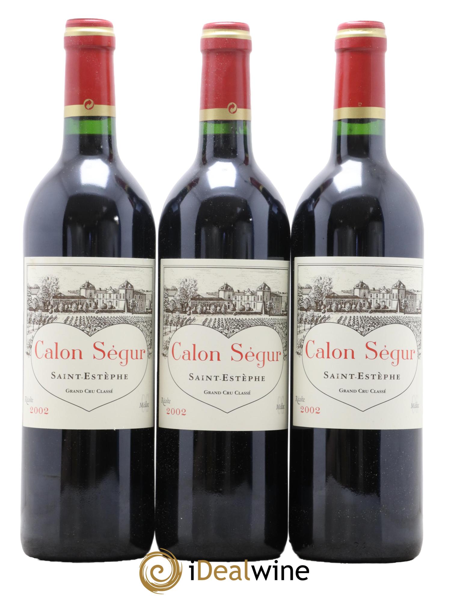 Château Calon Ségur 3ème Grand Cru Classé 2002 - Lotto di 6 bottiglie - 2