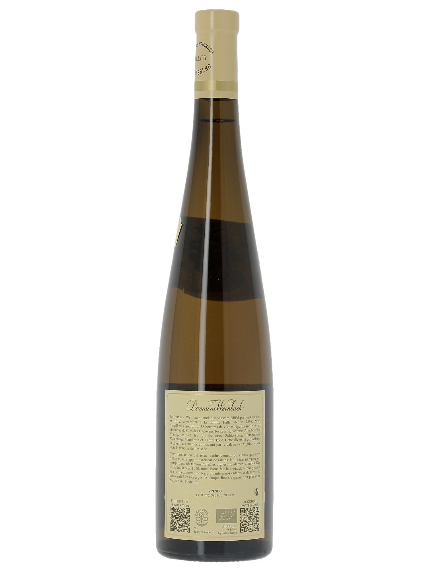Alsace Grand Cru Schlossberg Riesling Weinbach (Domaine) 2024 - Lote de 1 botella - 1