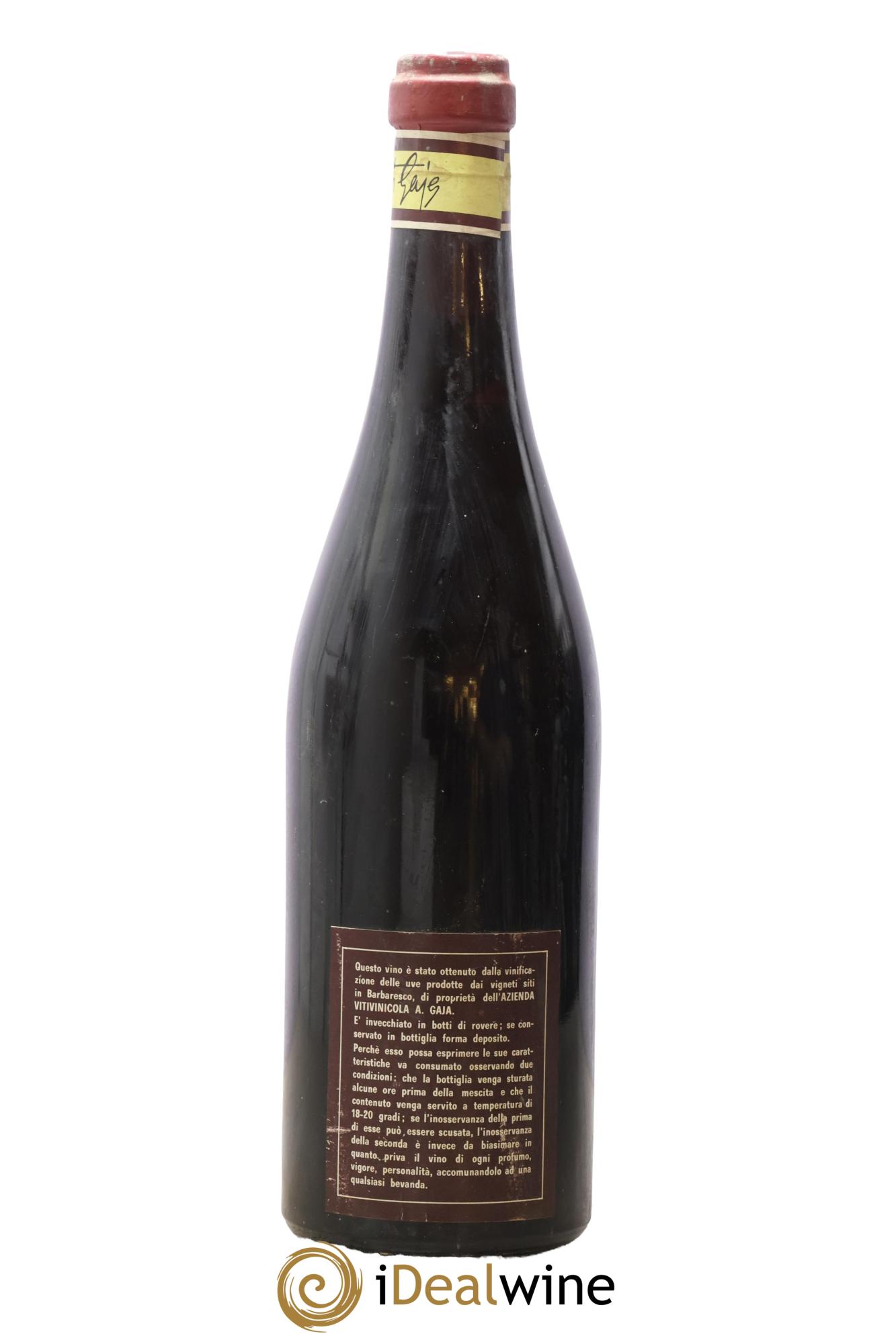 Barbaresco DOCG Angelo Gaja 1961 - Posten von 1 Flasche - 1