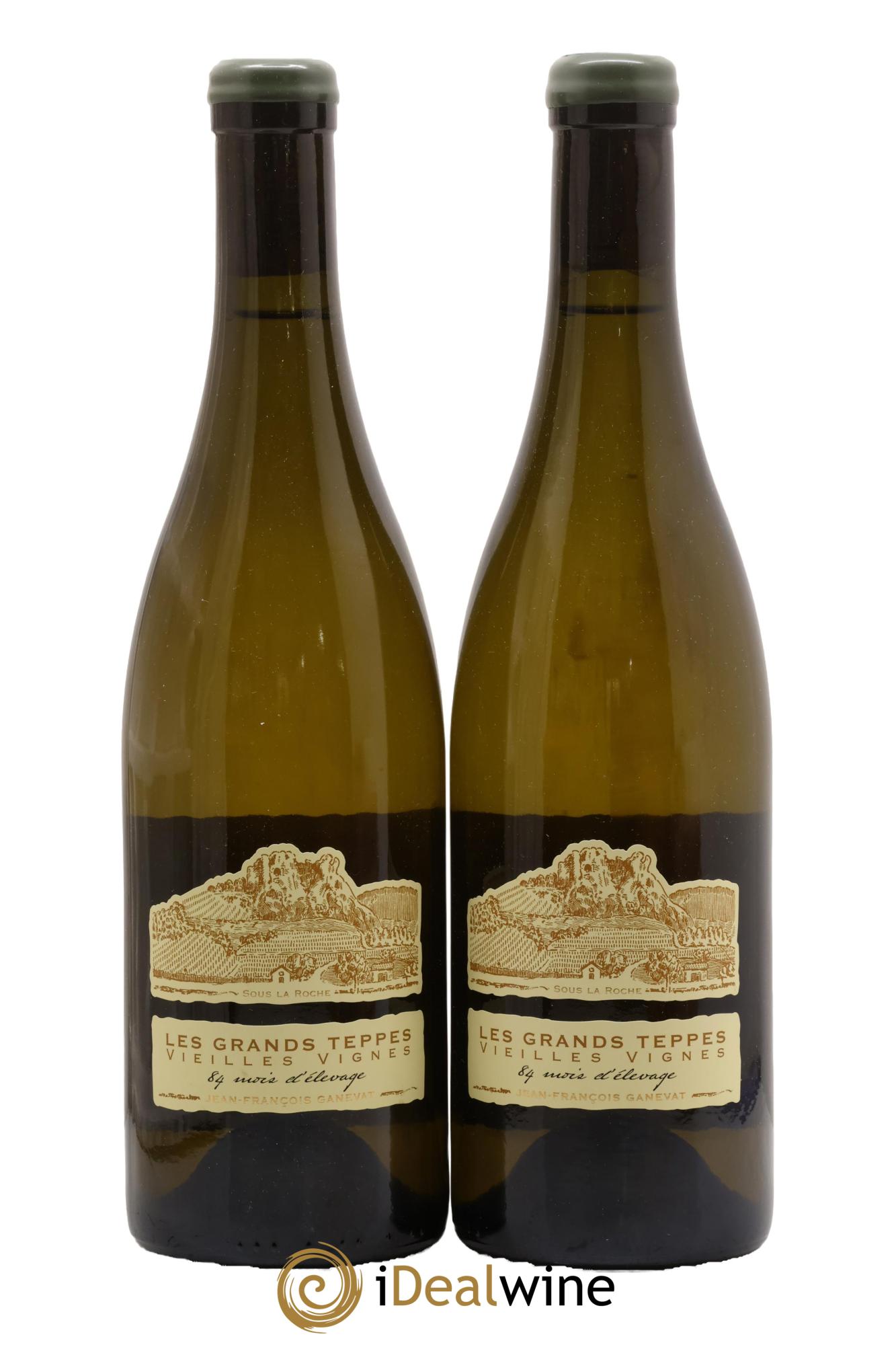 Côtes du Jura Chardonnay Les Grands Teppes Vieilles Vignes 84 Mois D'Elevage Jean-François Ganevat (Domaine) 2018 - Lot de 2 bouteilles - 0