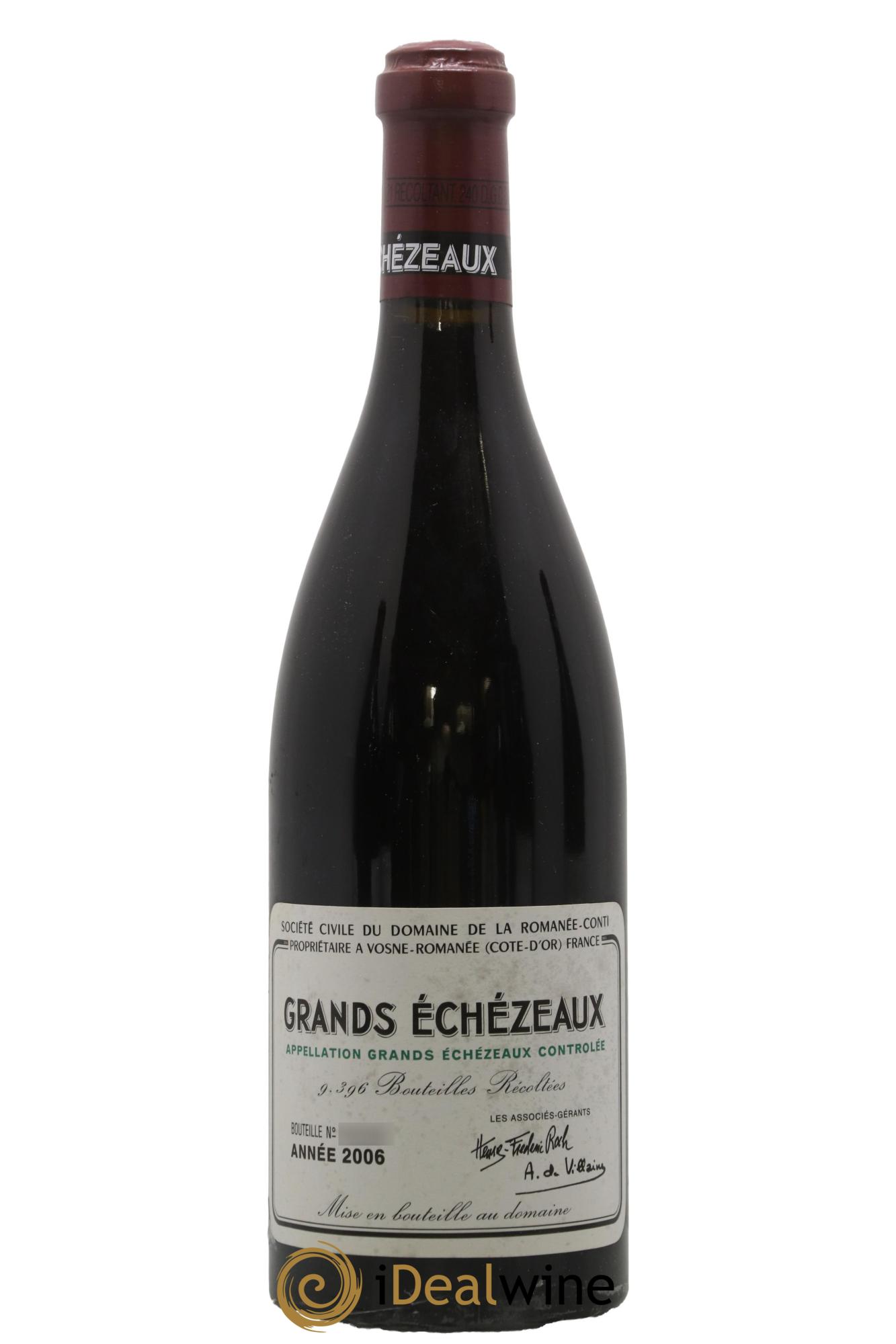 Grands-Echezeaux Grand Cru Domaine de la Romanée-Conti 2006 - Lot de 1 bouteille - 0